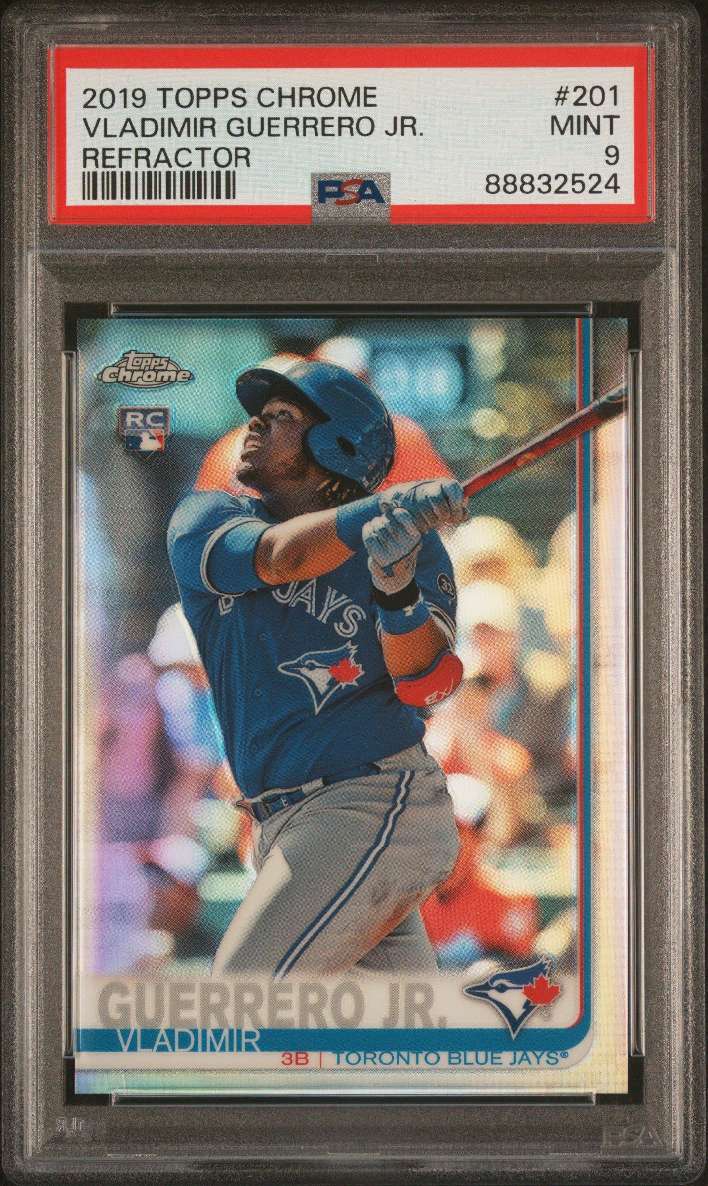 2019 Topps Chrome 201 Vladimir Guerrero Jr. Refractor PSA 9