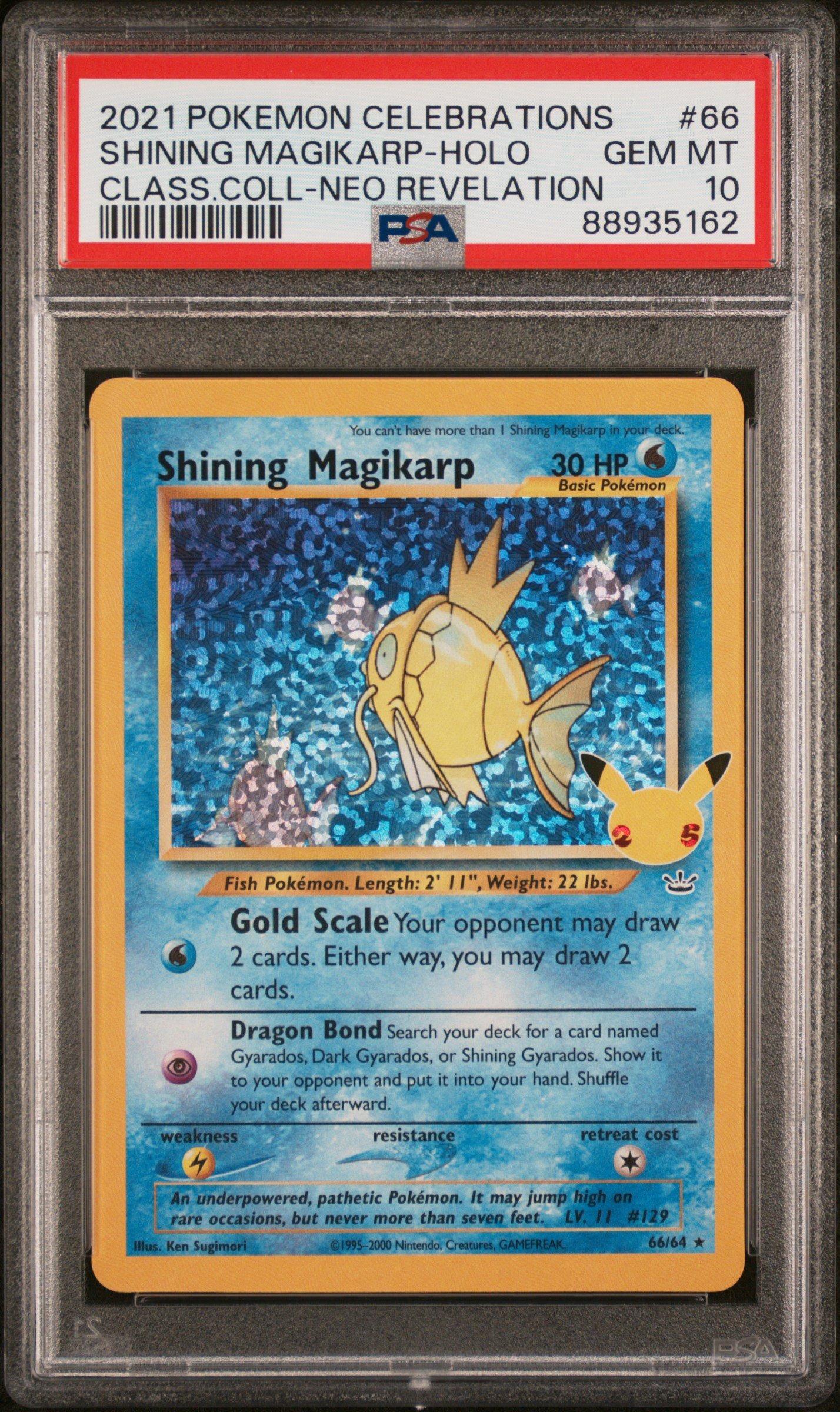 2021 Pokemon Celebrations Classic Collection 66 Shining Magikarp