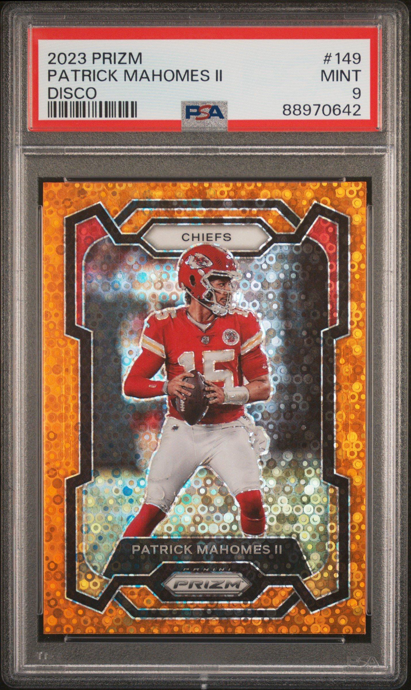 2023 Panini Prizm 149 Patrick Mahomes Ii Disco Prizm PSA 9