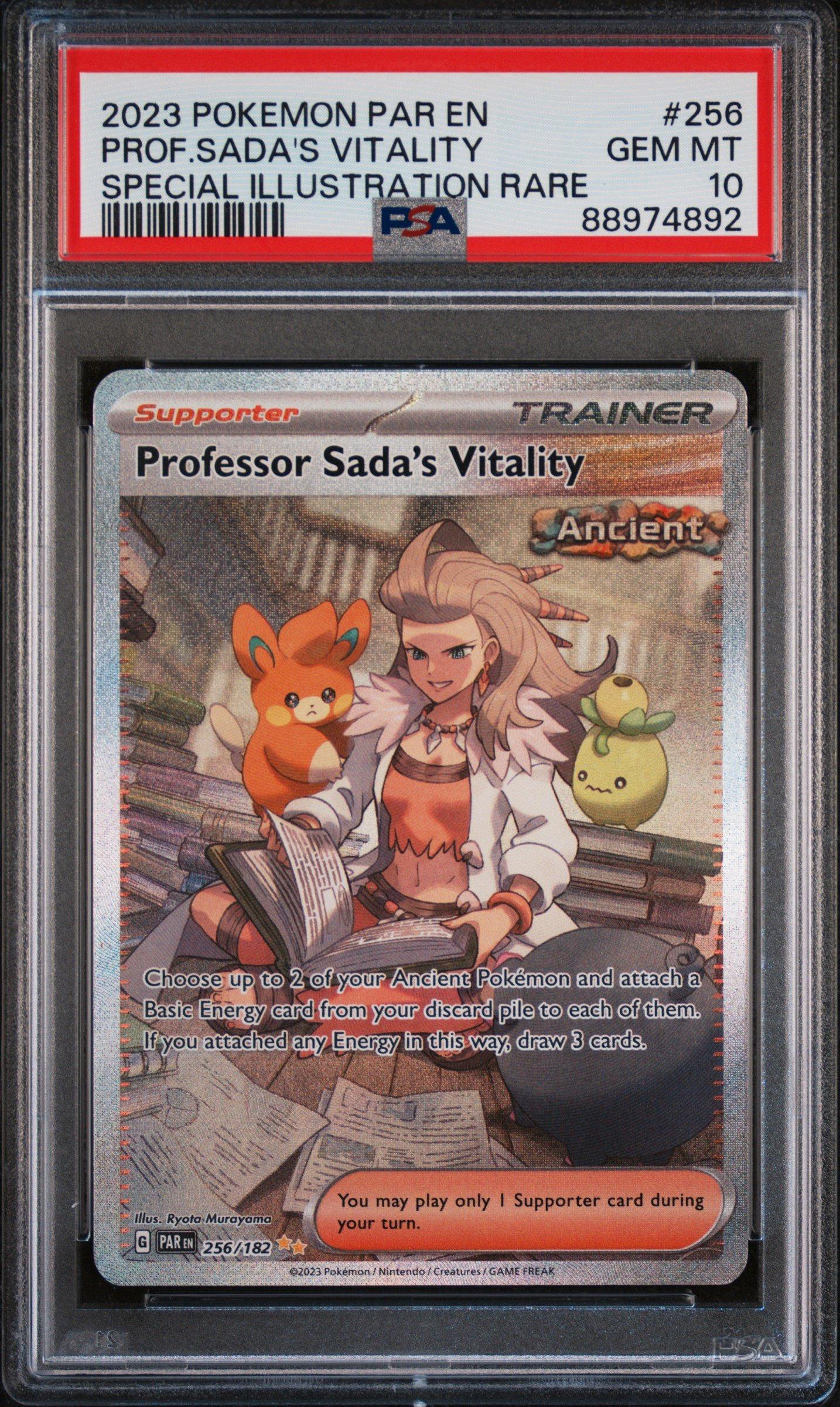 2023 Pokemon Par En-paradox Rift 256 Professor Sada's Vitality