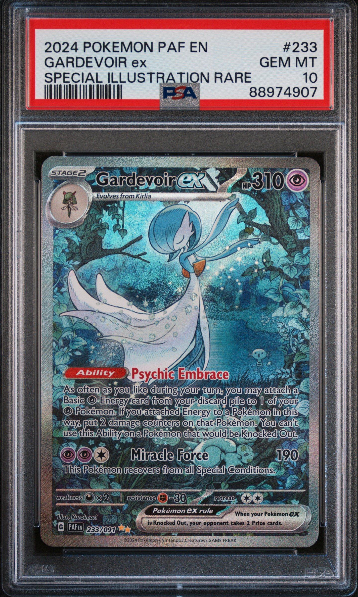 2024 Pokemon Paf En-paldean Fates 233 Gardevoir Ex Special 2024 Pokemon Paf En-paldean Fates 233 Gardevoir Ex Special