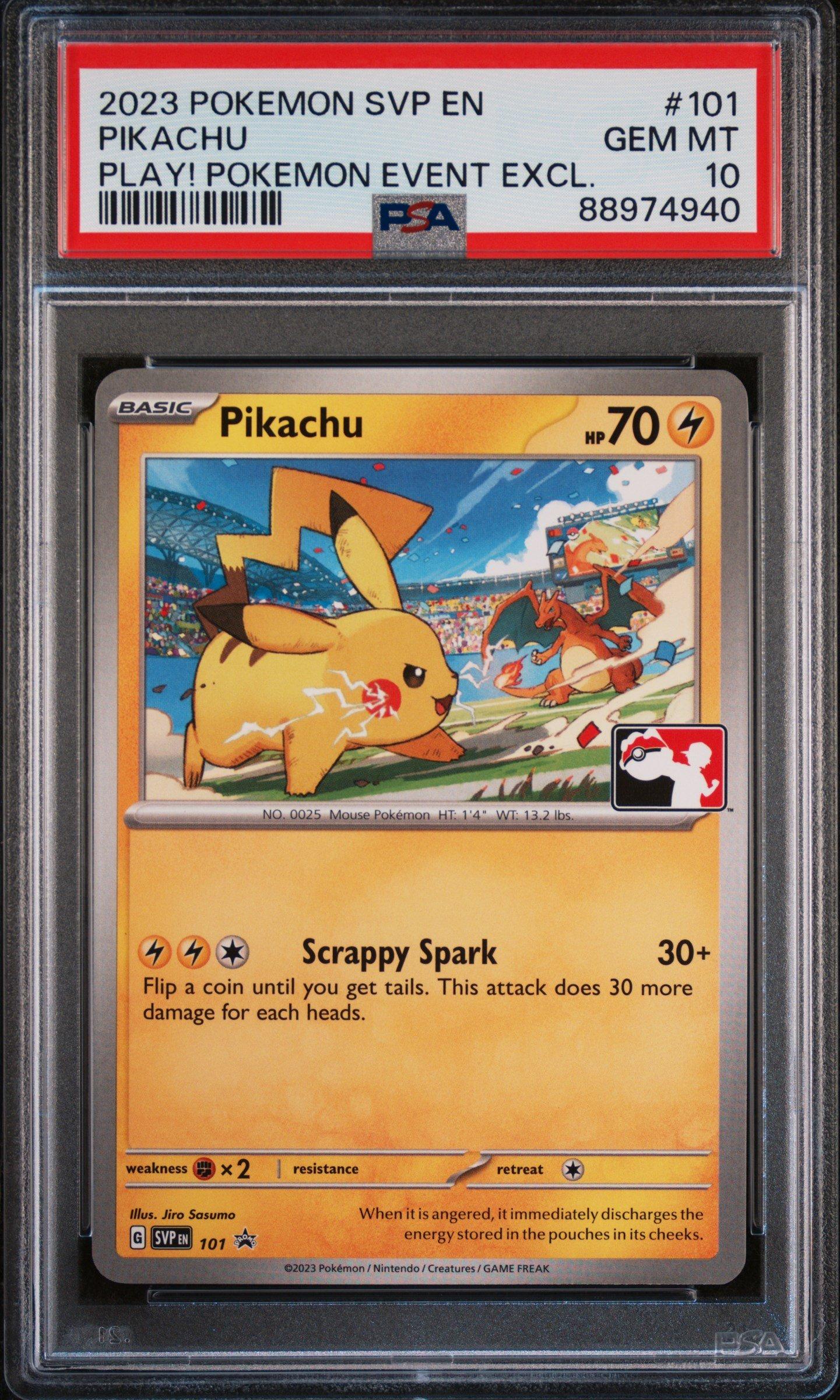 2023 Pokemon Svp En-sv Black Star Promo 101 Pikachu Play