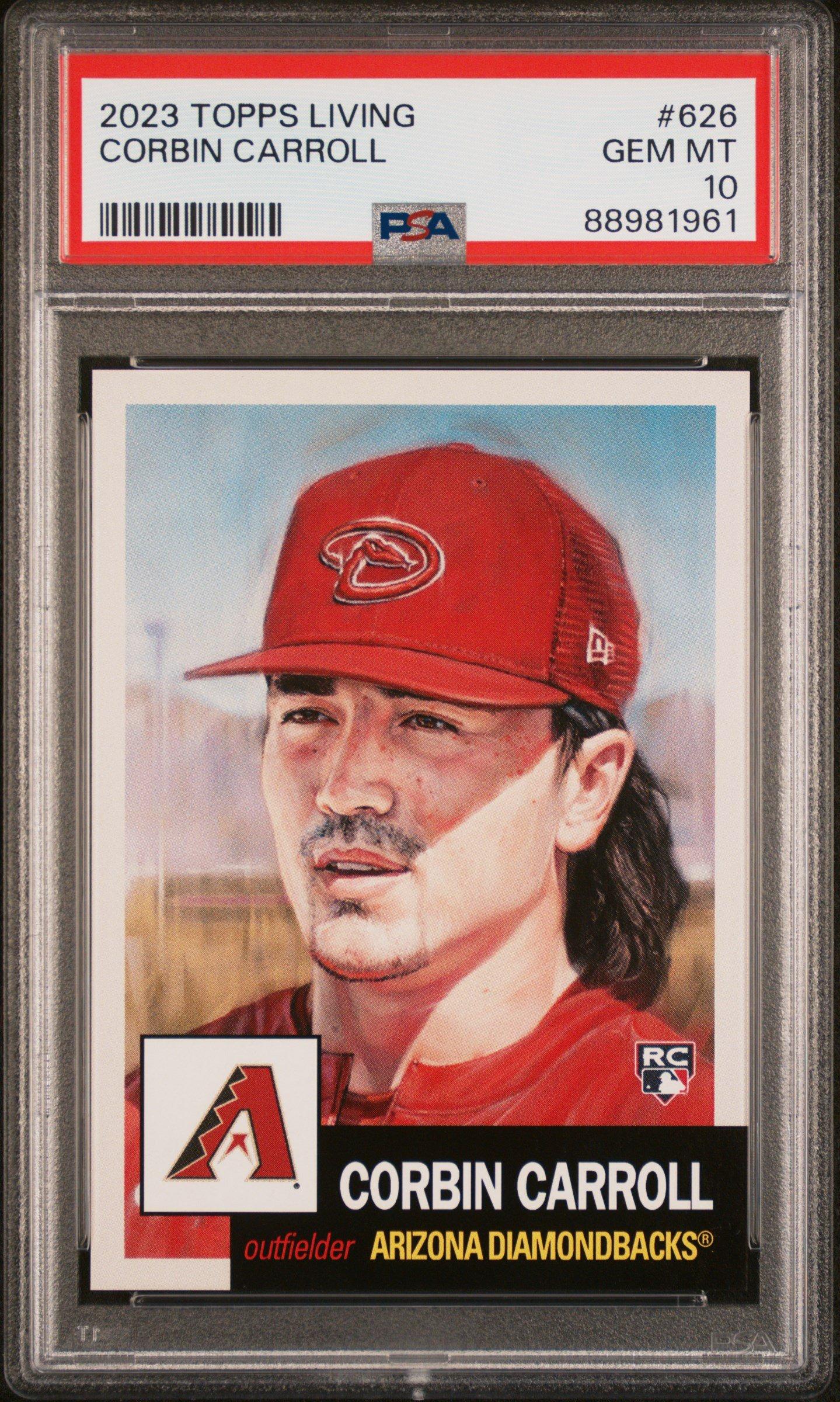 2023 Topps Living 626 Corbin Carroll PSA 10