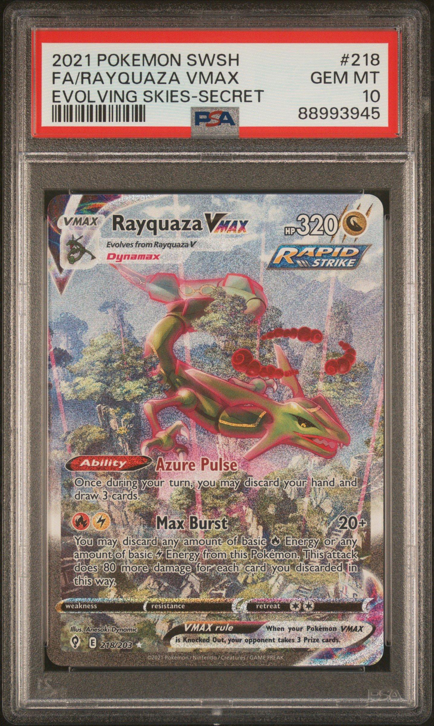 2021 Pokemon Sword & Shield Evolving Skies 218 Full Art