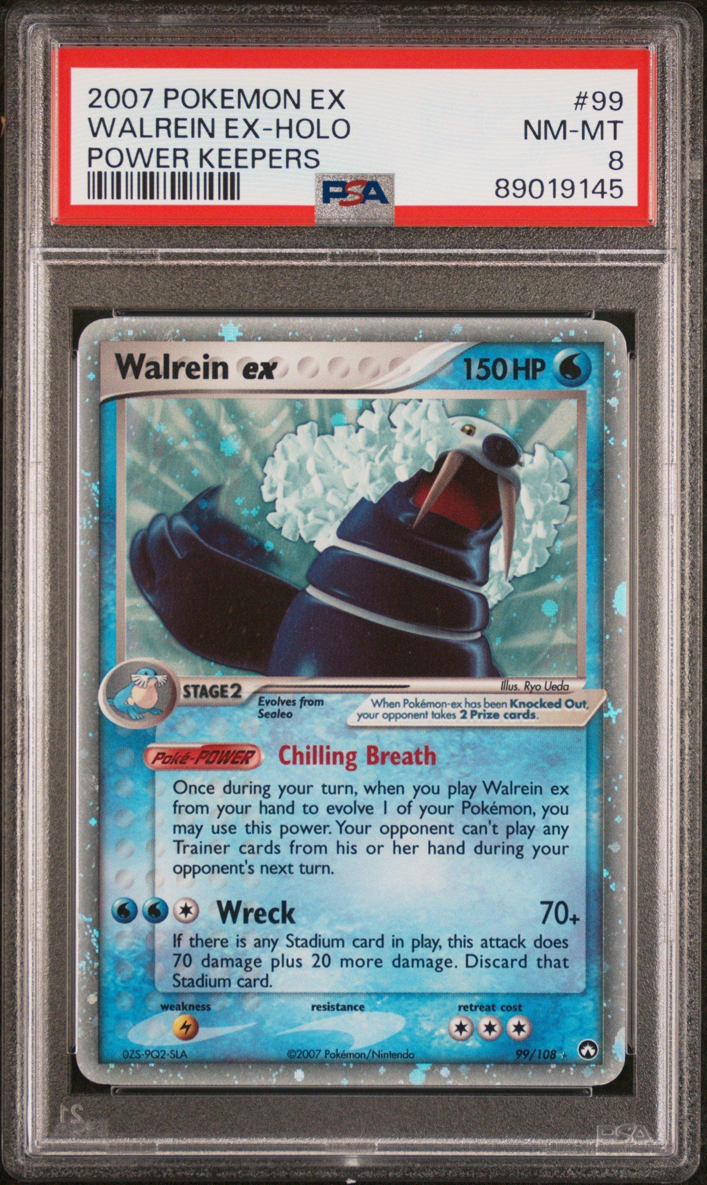 2007 Pokemon Ex Power Keepers 99 Walrein Ex-holo PSA 8 Graded Card |  GameStop
