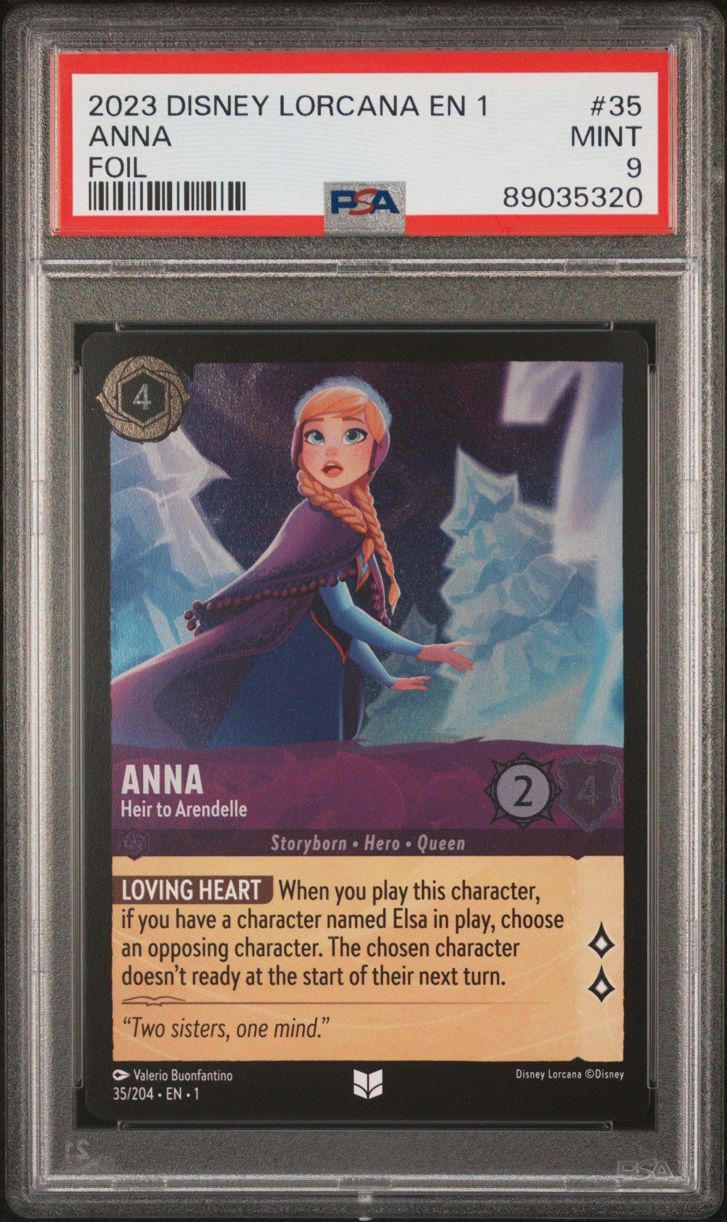 2023 Disney Lorcana En 1-the First Chapter 35 Anna - Heir To