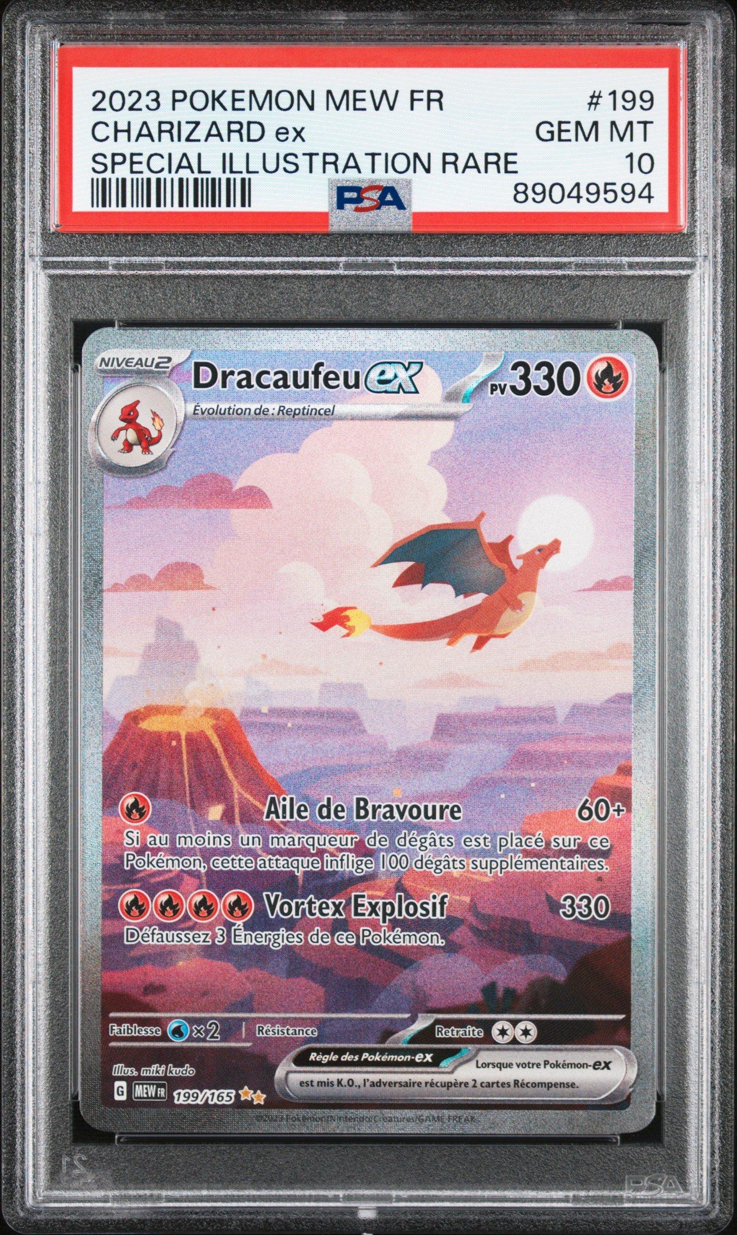 2023 Pokemon French Mew Fr-151 199 Charizard Ex Special Illustration Rare PSA 10