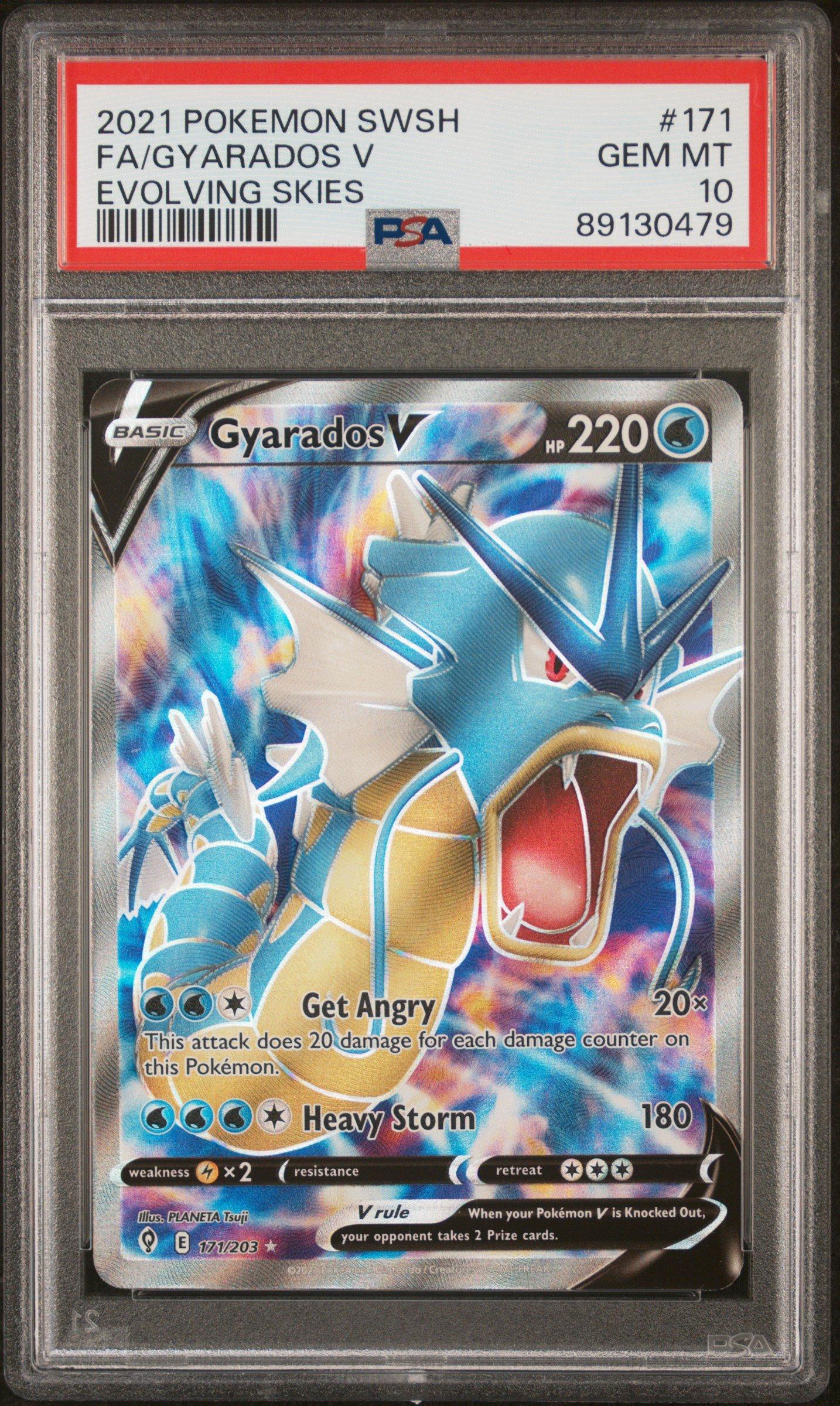世界277枚 PSA10 ギャラドスV gyarados 2021 53 2021 Pokemon Sword & Shield Evolving Skies 171 Full Art/gyarados V