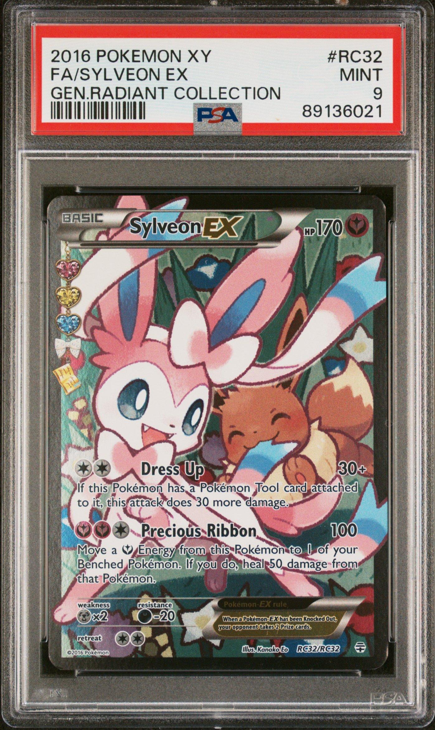 2016 Pokemon Xy Generations Radiant Collection Rc32 Full Art/sylveon Ex PSA  9 Graded Card | GameStop