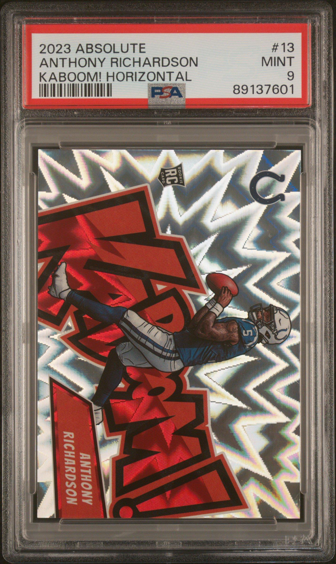 2023 Panini Absolute Kaboom! Horizontal 13 Anthony Richardson PSA