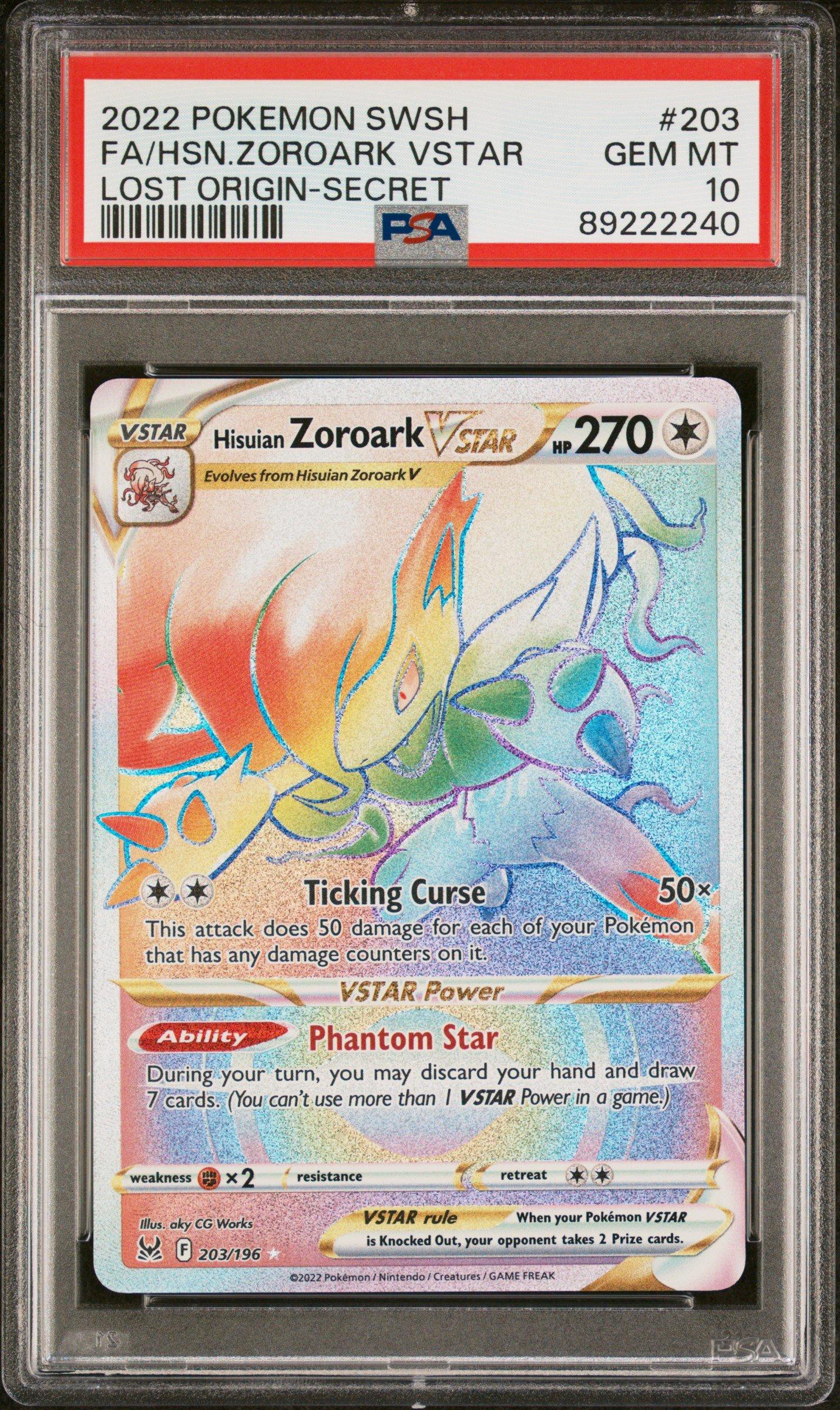 2022 Pokemon Sword & Shield Lost Origin 203 Full Art/hisuian