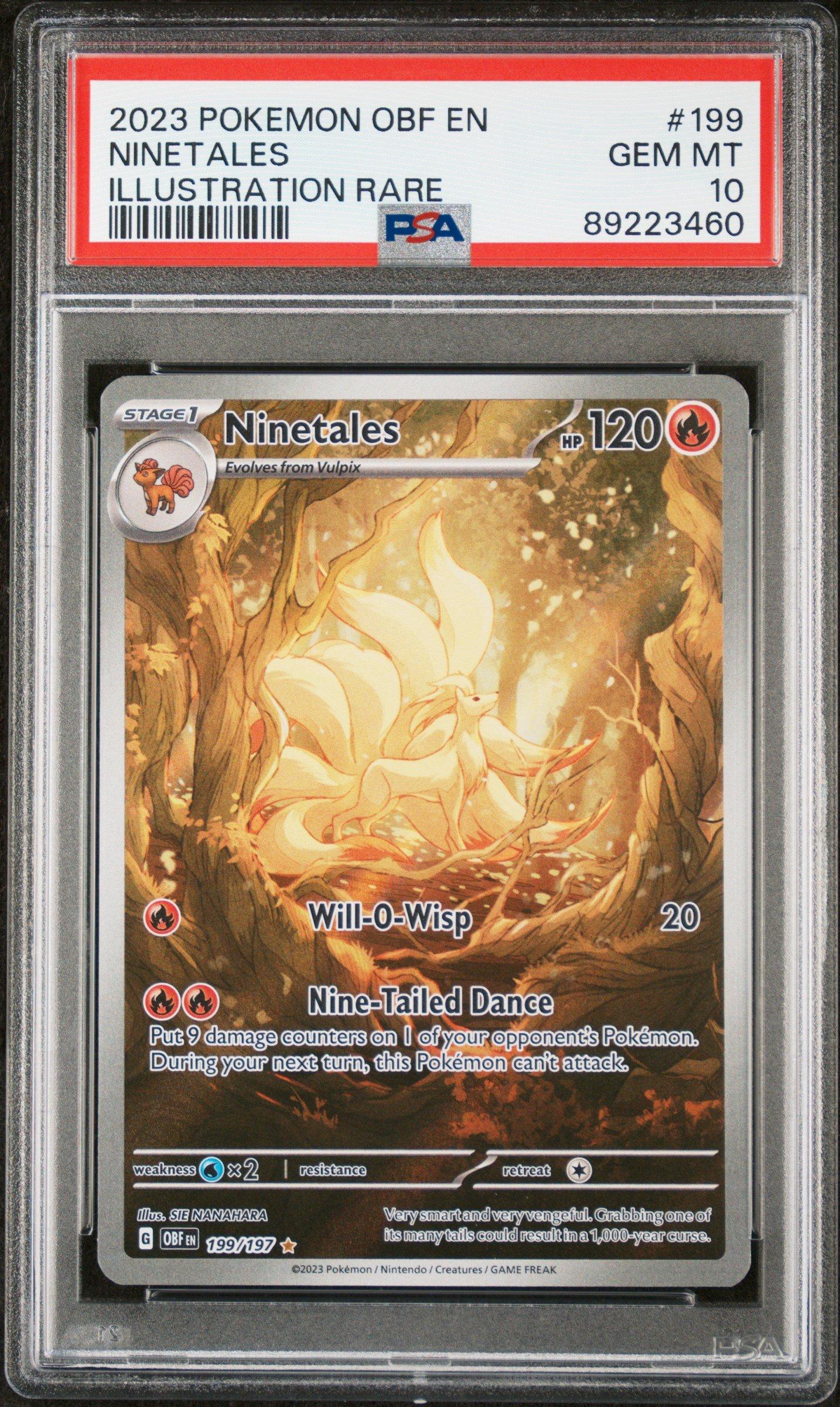 2023 Pokemon Obf En-obsidian Flames 199 Ninetales Illustration