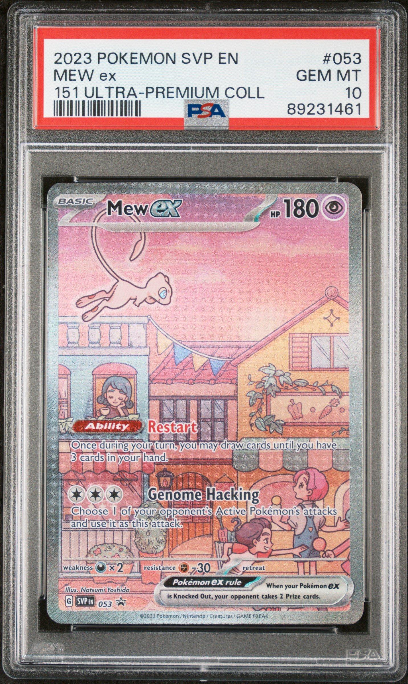 2023 Pokemon Svp En-sv Black Star Promo 053 Mew Ex PSA 10 Graded