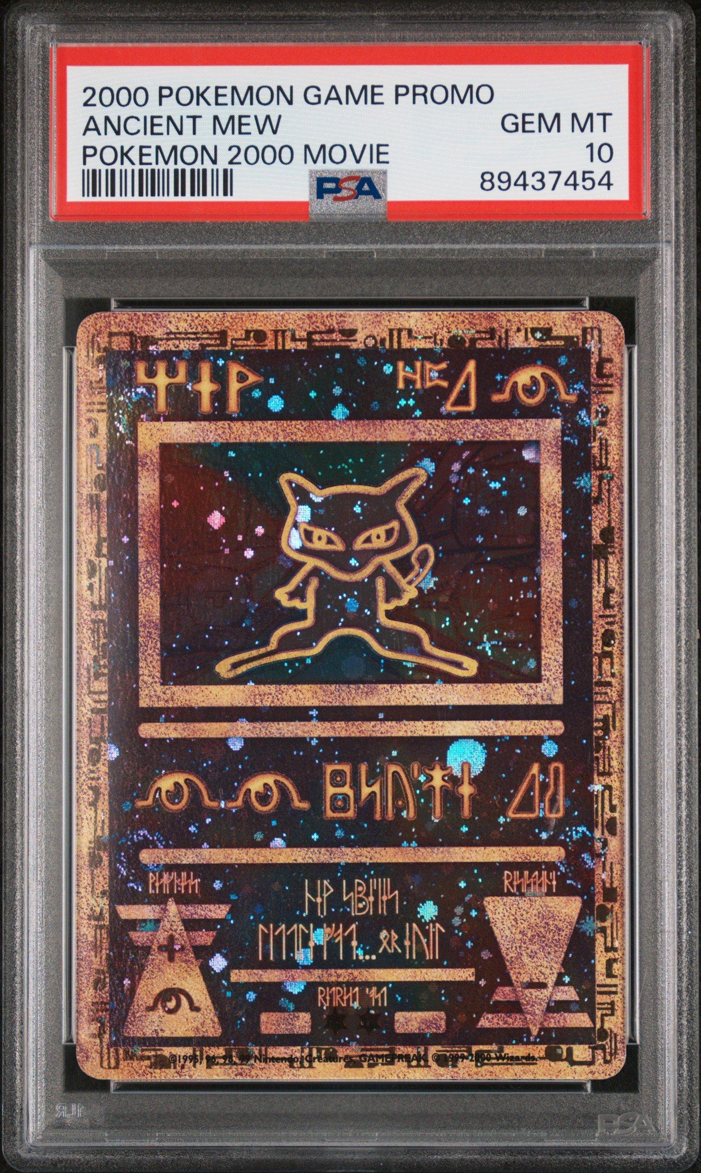 2000 Pokemon Game Movie Ancient Mew Pokemon 2000 Movie PSA 10