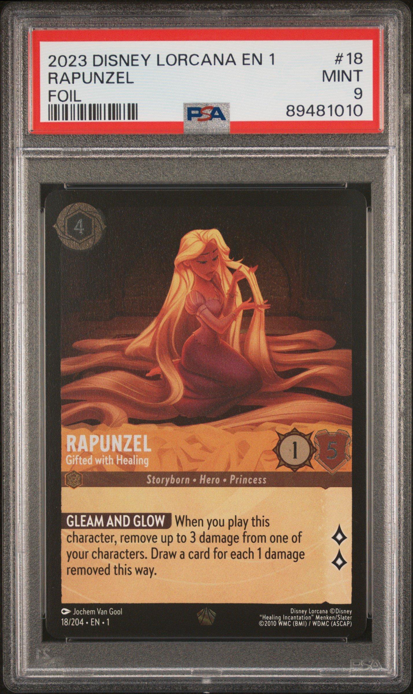 2023 Disney Lorcana En 1-the First Chapter 18 Rapunzel - Gifted