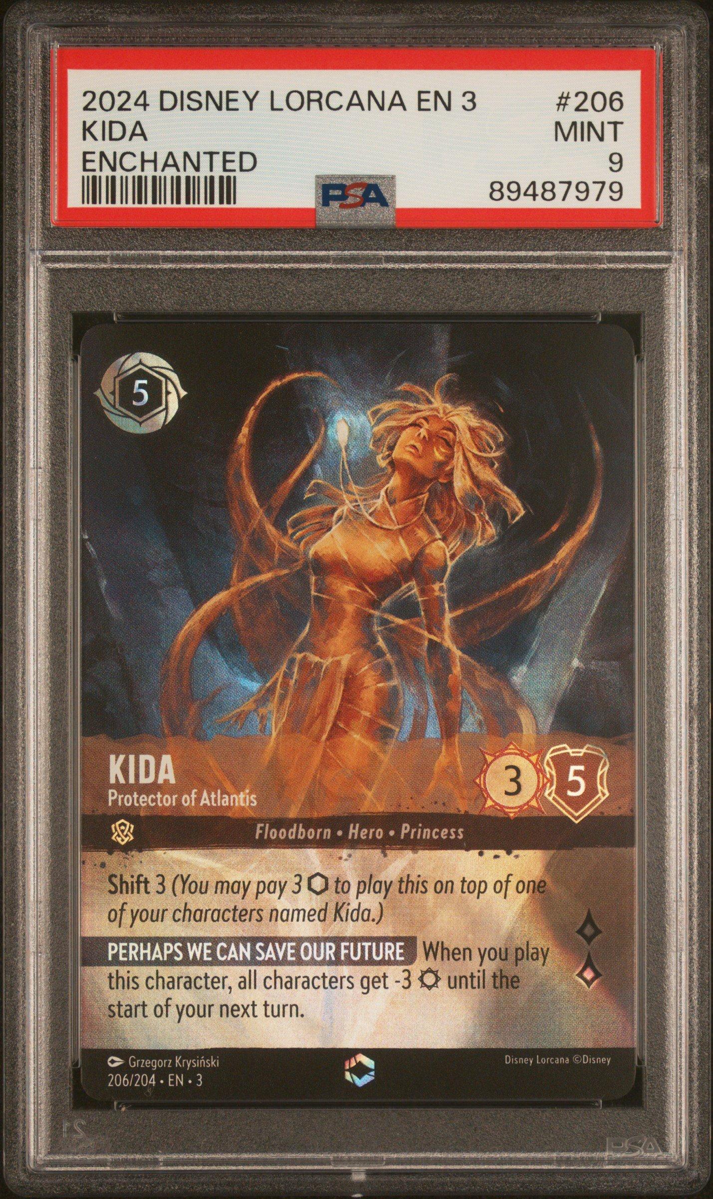 2024 Disney Lorcana En 3-into The Inklands 206 Kida - Protector Of