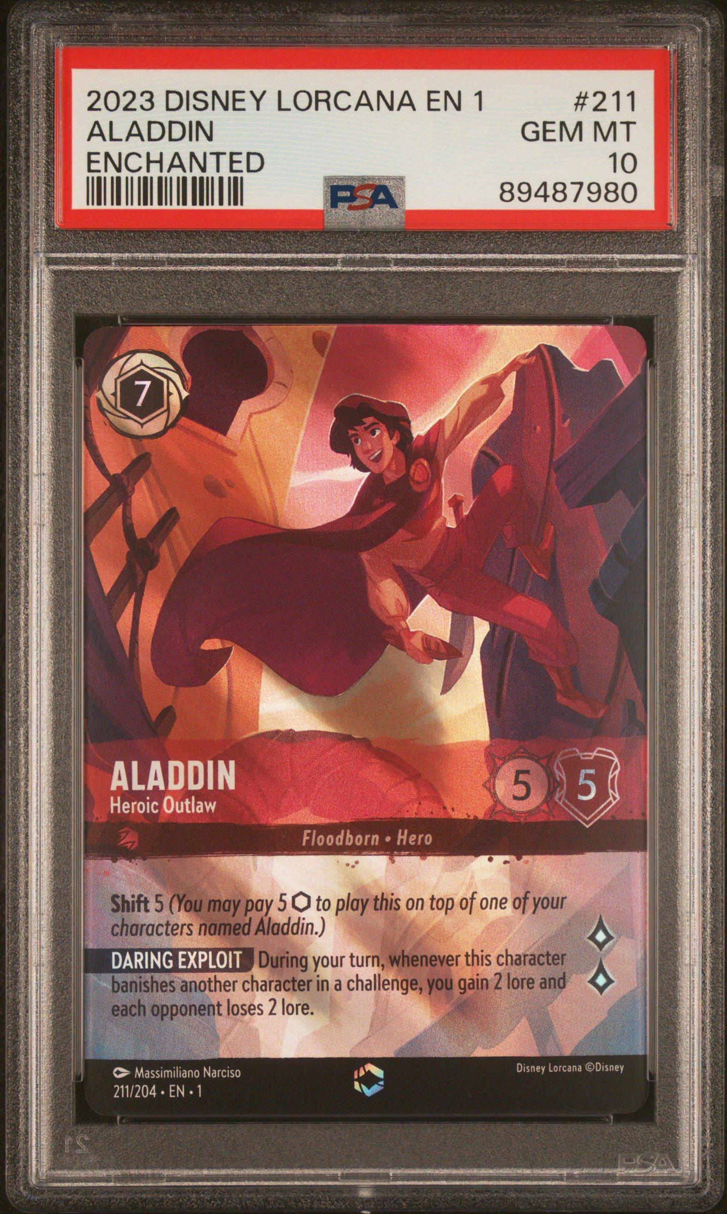 2023 Disney Lorcana En 1-the First Chapter 211 Aladdin - Heroic