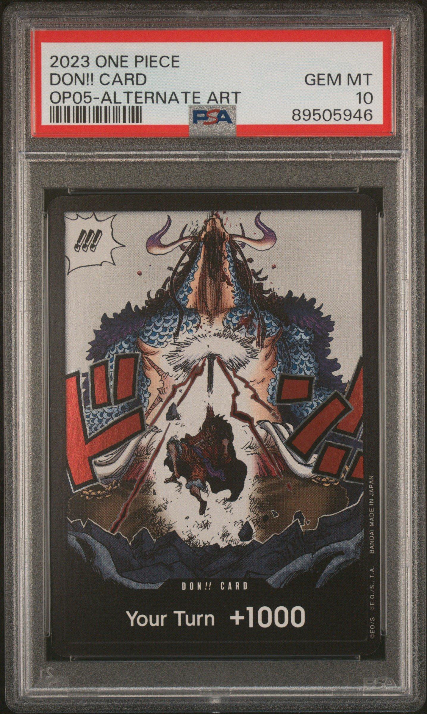 2023 One Piece Awakening Of The New Era Don!! Card PSA 10