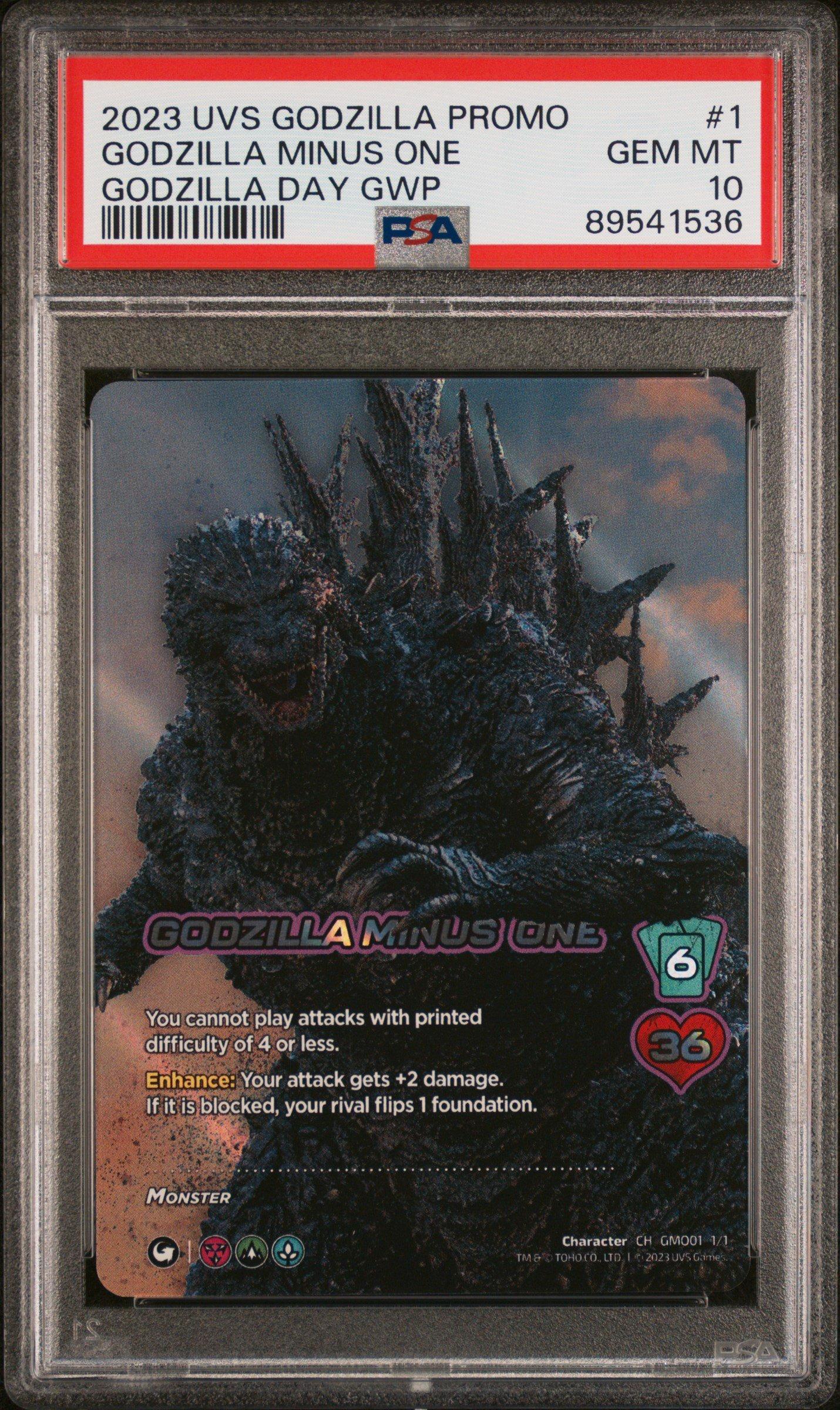 GODZILLA MINUS ONE 2023 ホログラムカード レアカード 2023 Universus Godzilla Promos 1 Godzilla Minus One Tcgplayer