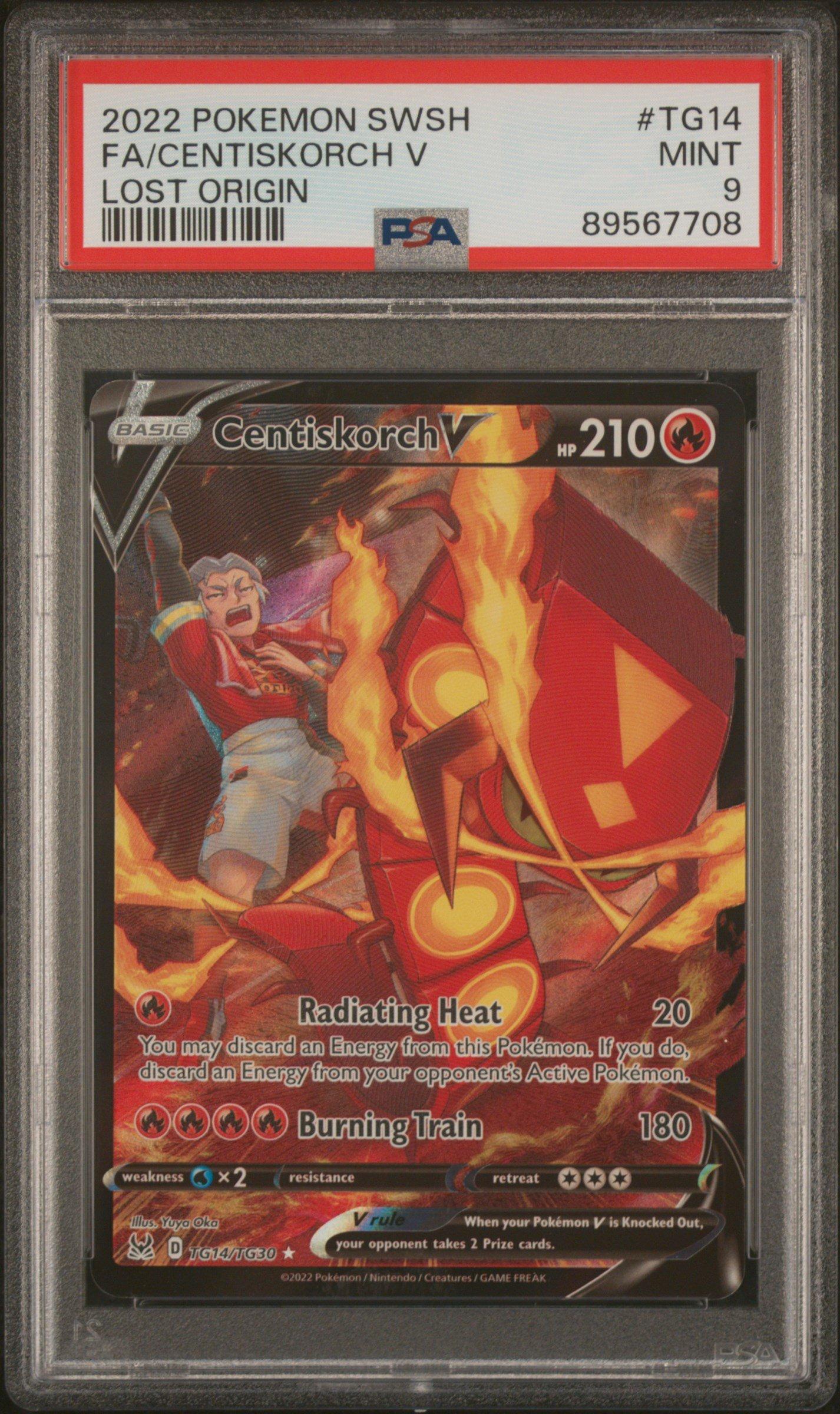 2022 Pokemon Sword & Shield Lost Origin Tg14 Full Art/centiskorch