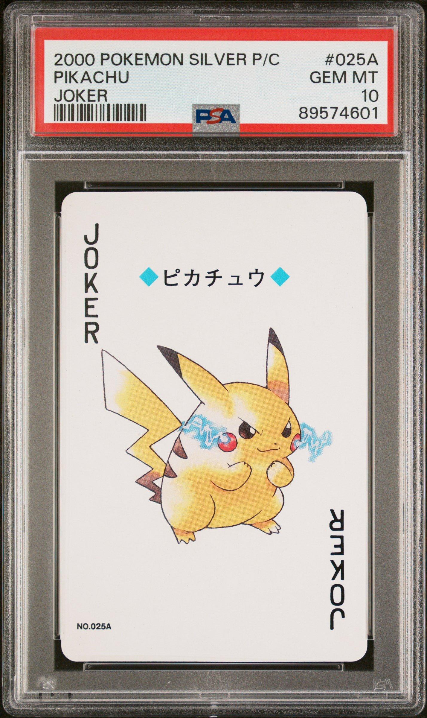 1999 Pokemon Silver Poker Set - Pikachu Joker - BGS 9.5 | eBay