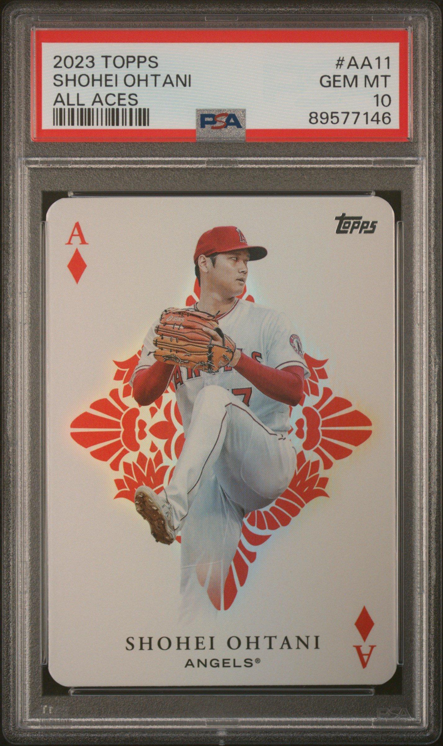 2023 Topps All Aces Aa11 Shohei Ohtani PSA 10 Graded Card | GameStop