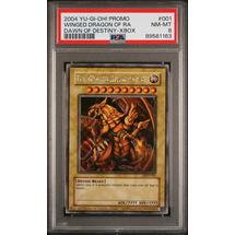 2004 Yu-gi-oh! Promo 001 Winged Dragon Of Ra PSA 8