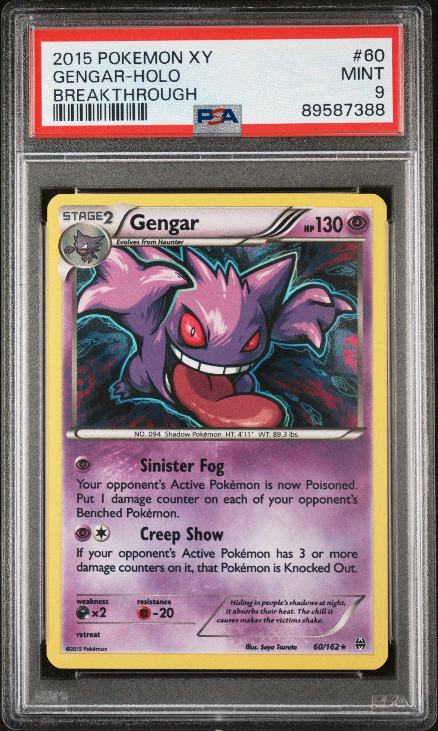 2015 Pokemon Xy Breakthrough 60 Gengar-holo PSA 9 | GameStop