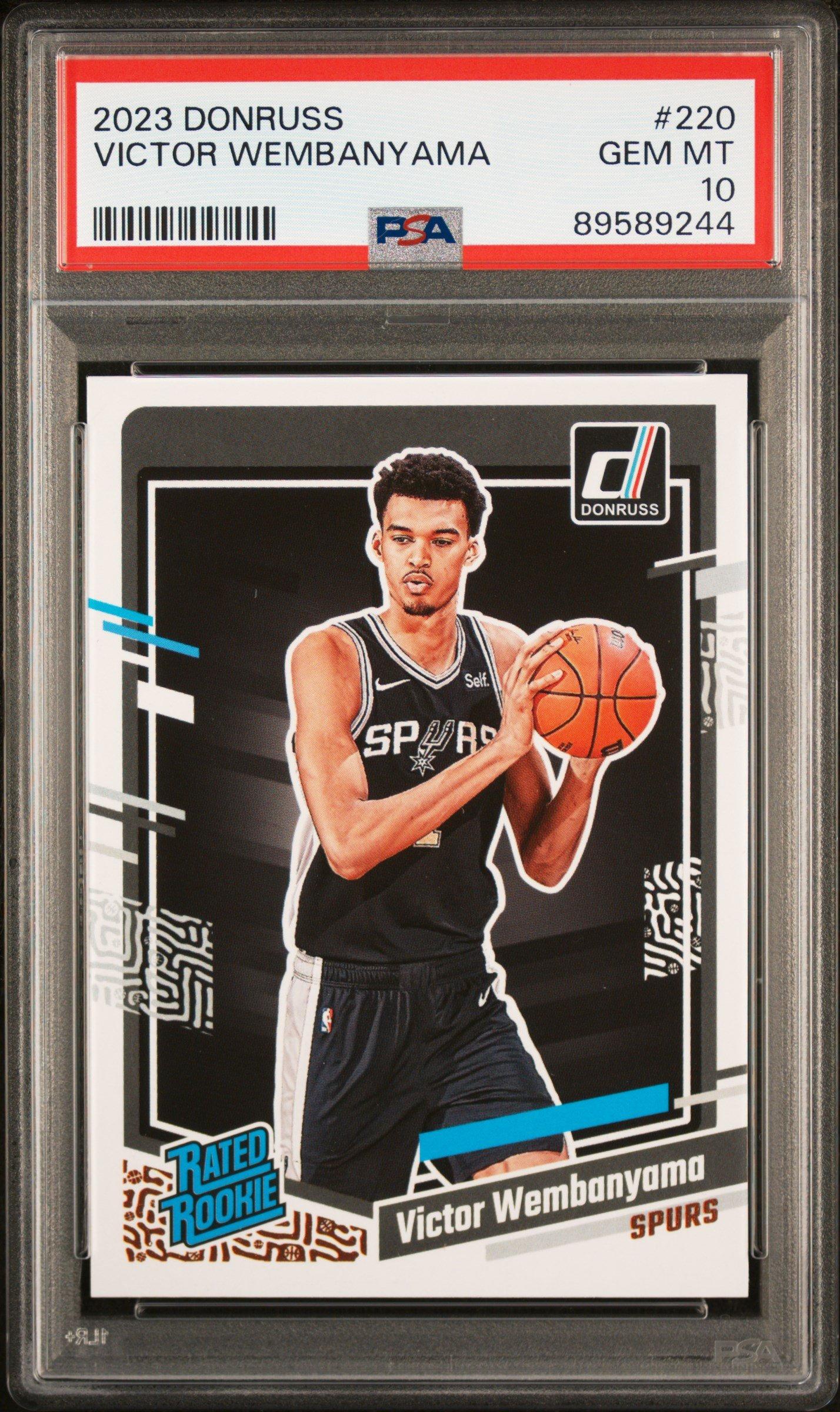 2023 Panini Donruss 220 Victor Wembanyama PSA