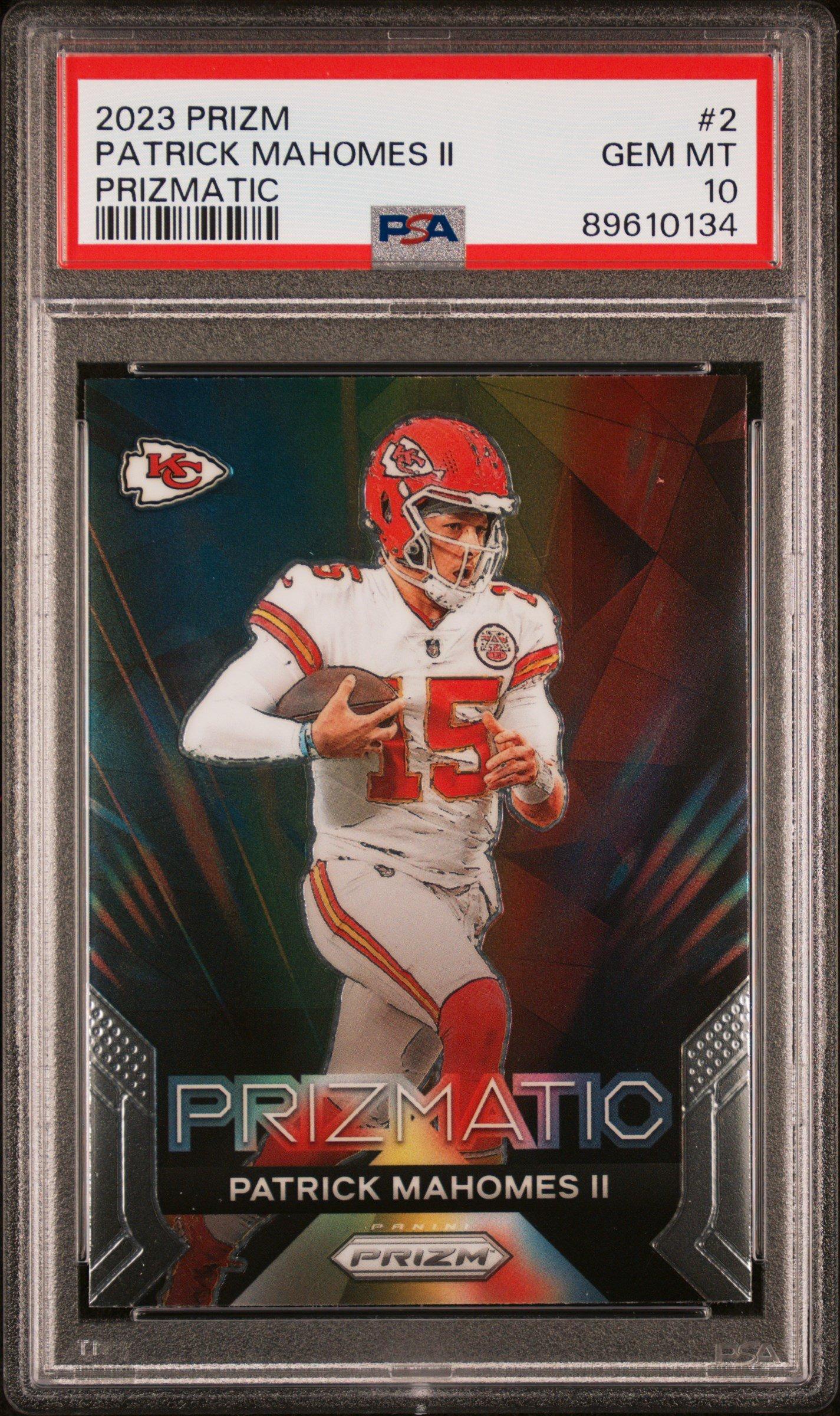 2023 Panini Prizm Prizmatic 2 Patrick Mahomes Ii PSA 10