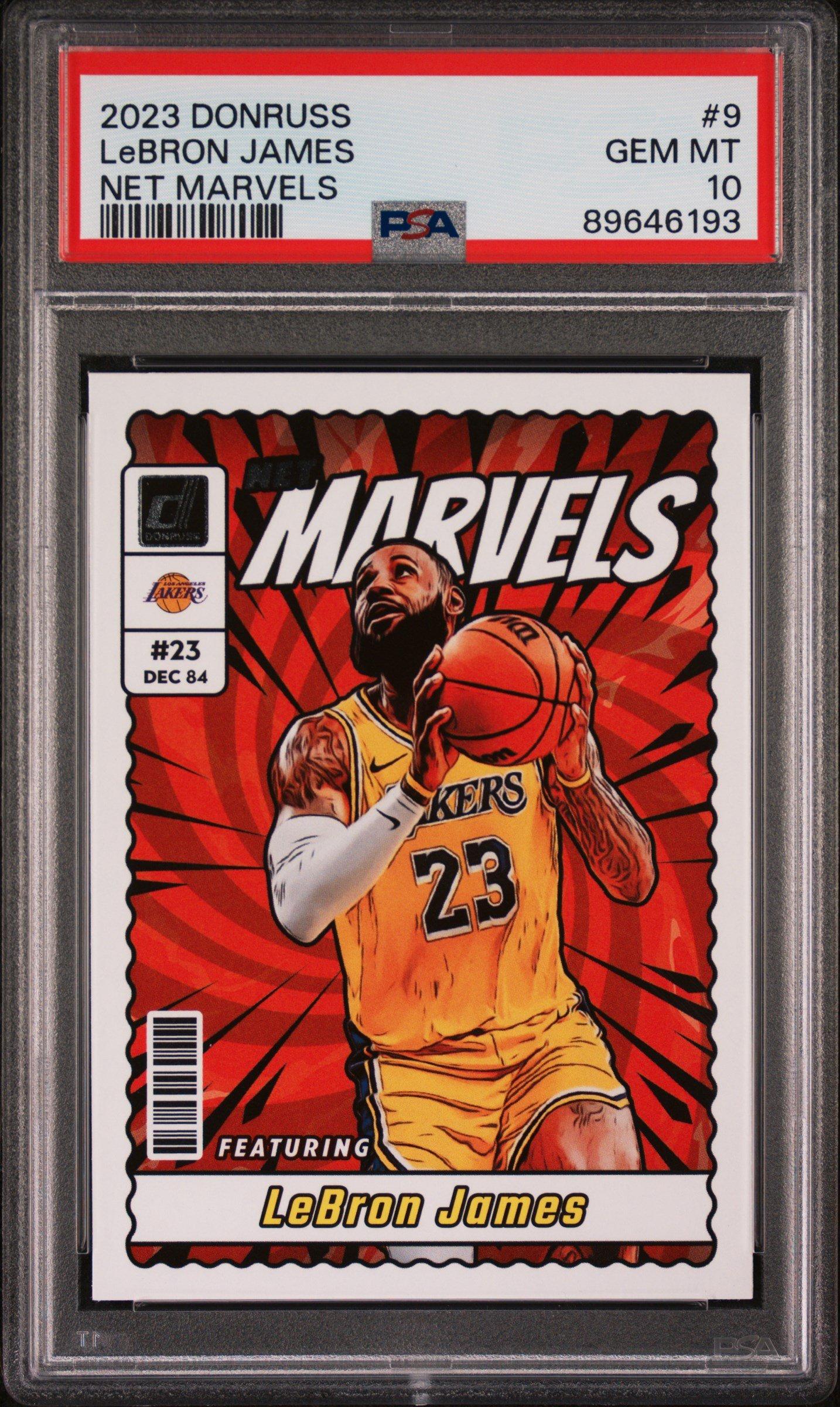 2023 Panini Donruss Net Marvels 9 Lebron James PSA 10 | GameStop