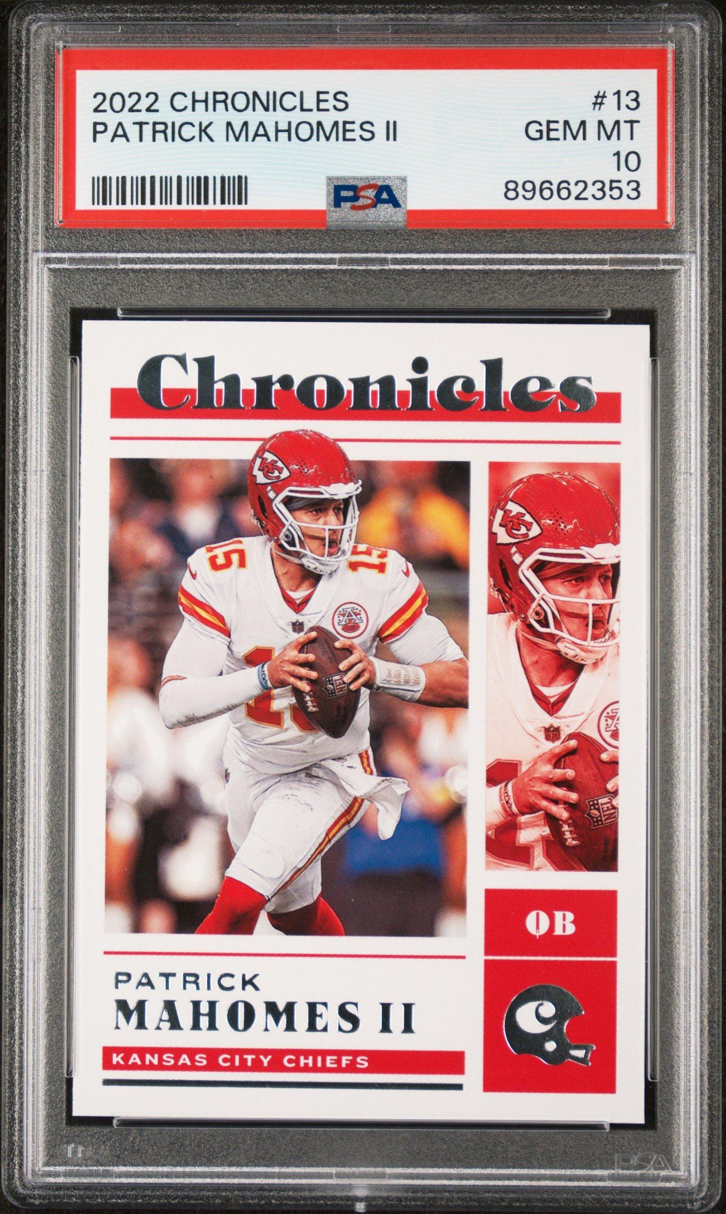 2022 Panini Chronicles 13 Patrick Mahomes Ii PSA 10