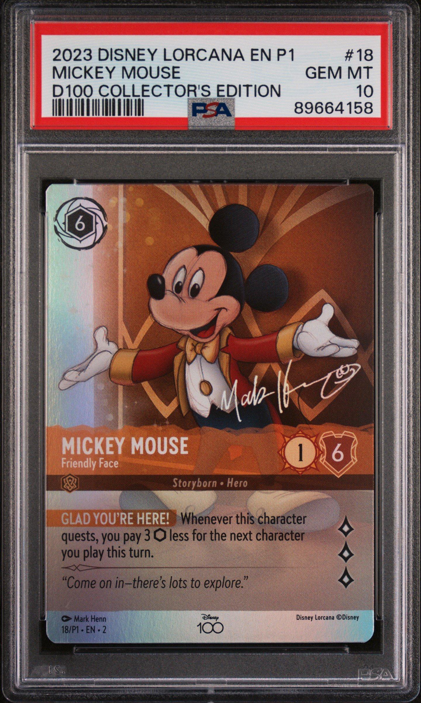 D*o様 Disney LORCANAコレクターズエディションpsa10 マレフ DISNEY card PSA10 LORCANA EN D23 MICKEY MOUSE 2024 psa10 | eBay