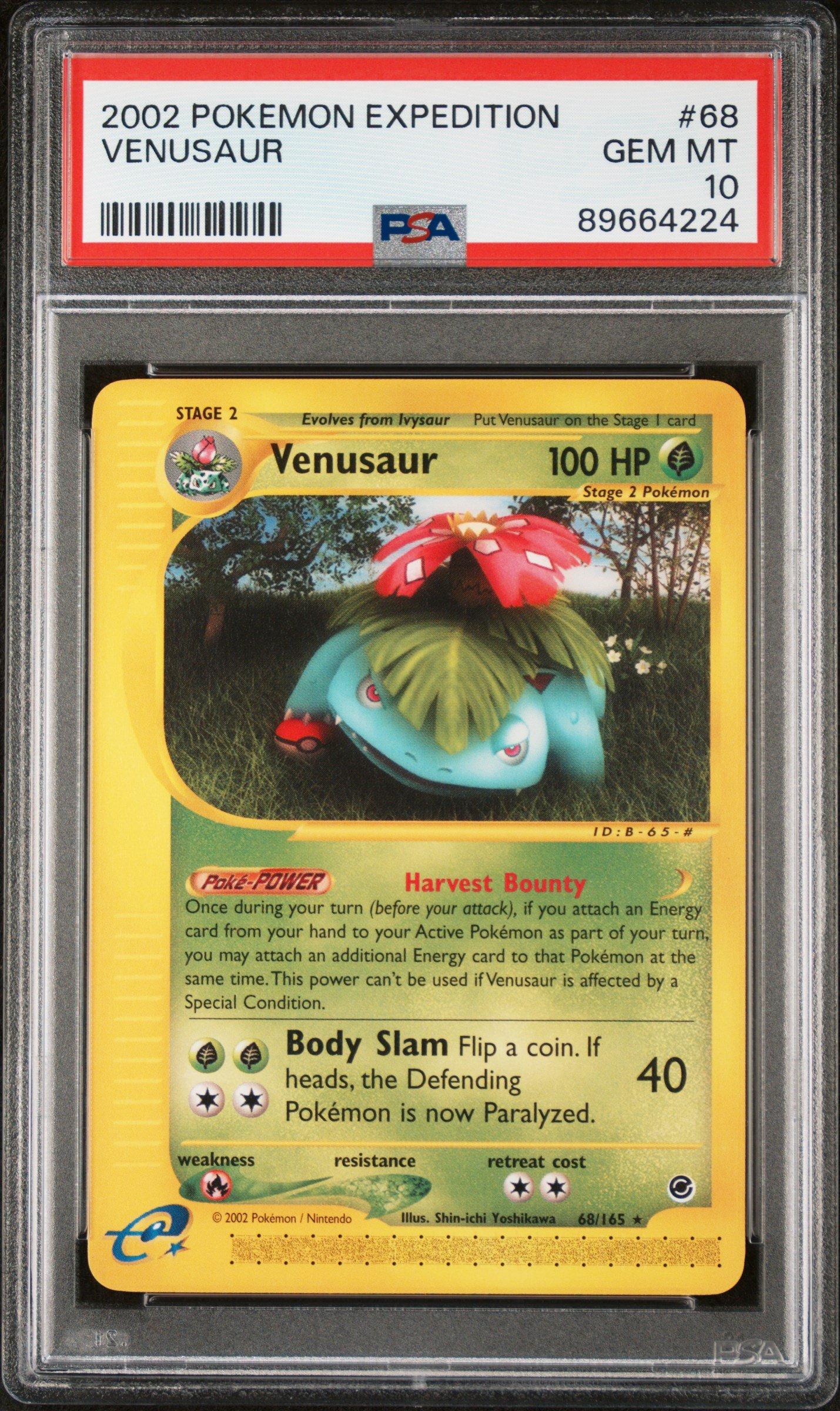 2002 Pokemon Expedition Venusaur PSA