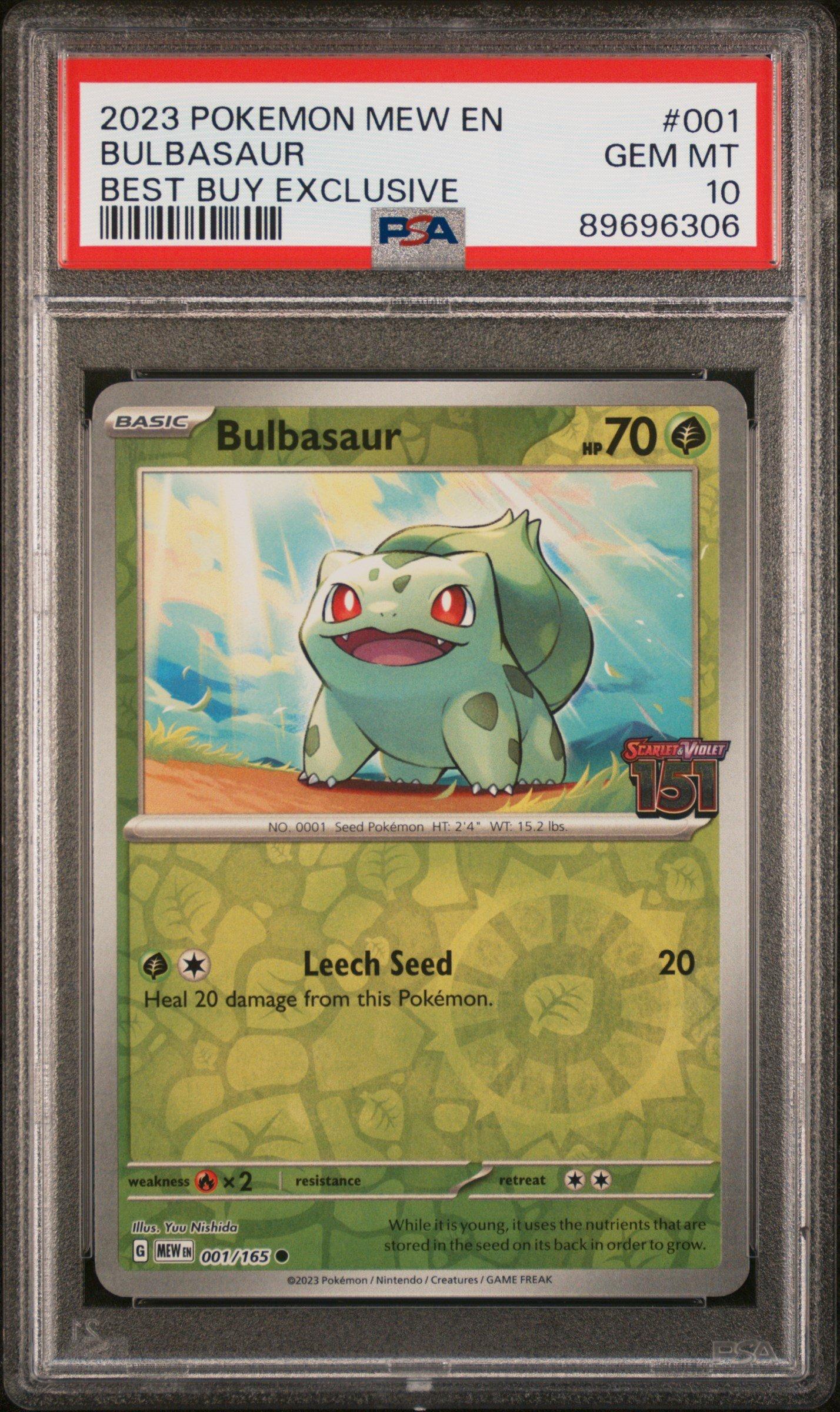bulbasaur pokemon card 1995 Erika's Bulbasaur