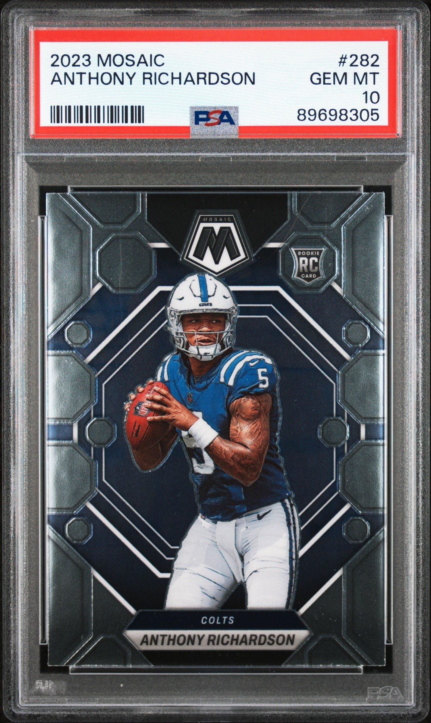 2023 Panini Mosaic 282 Anthony Richardson PSA