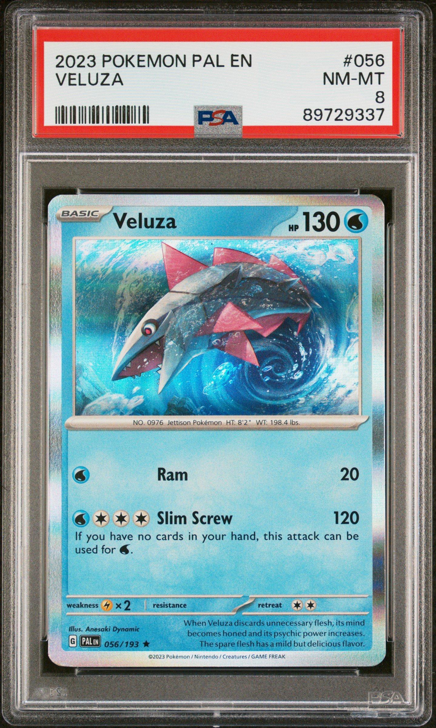 2023 Pokemon Pal En-paldea Evolved 056 Veluza PSA 8