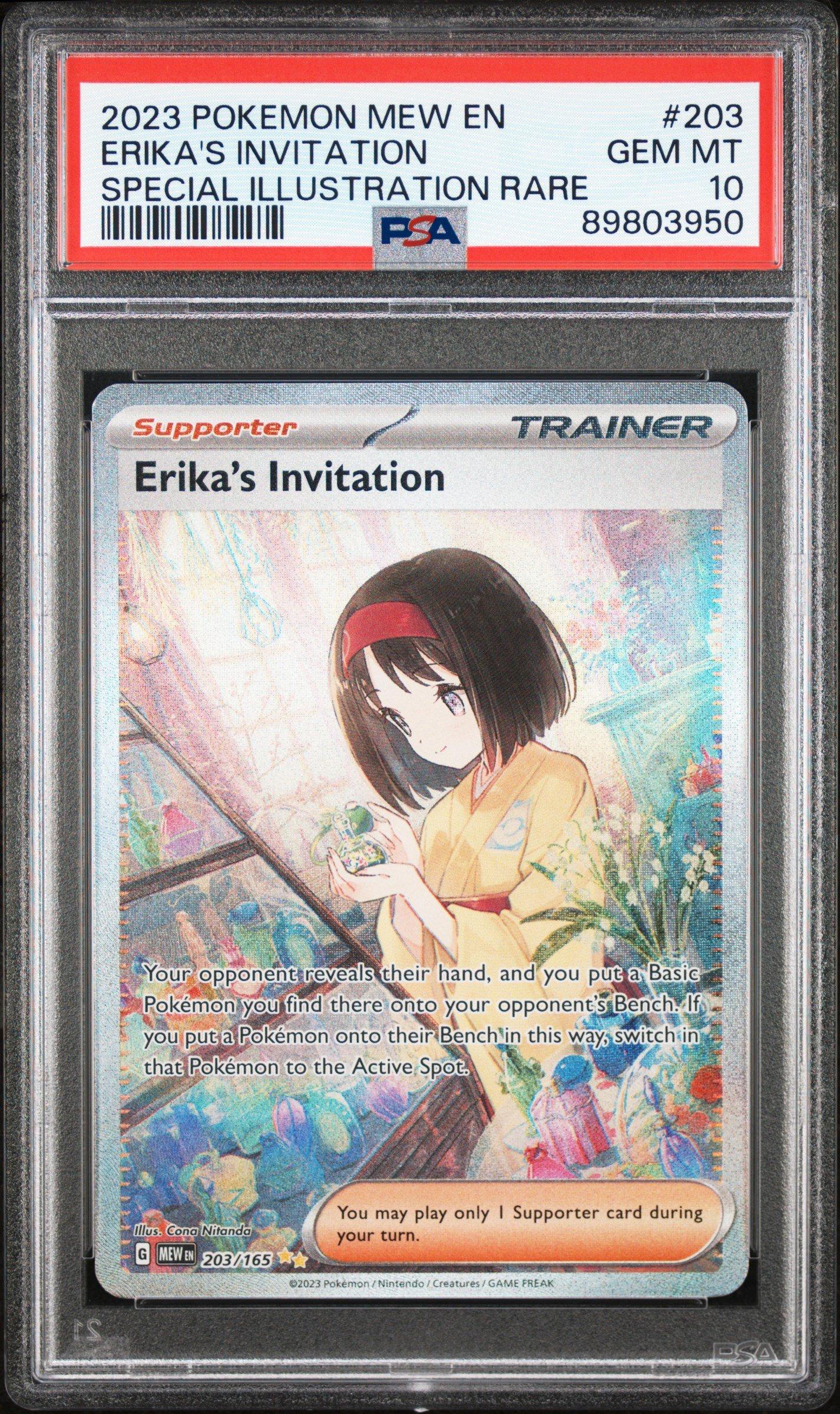2023 Pokemon Mew En-151 203 Erika