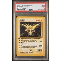 1999 Pokemon Game 16 Zapdos PSA 9