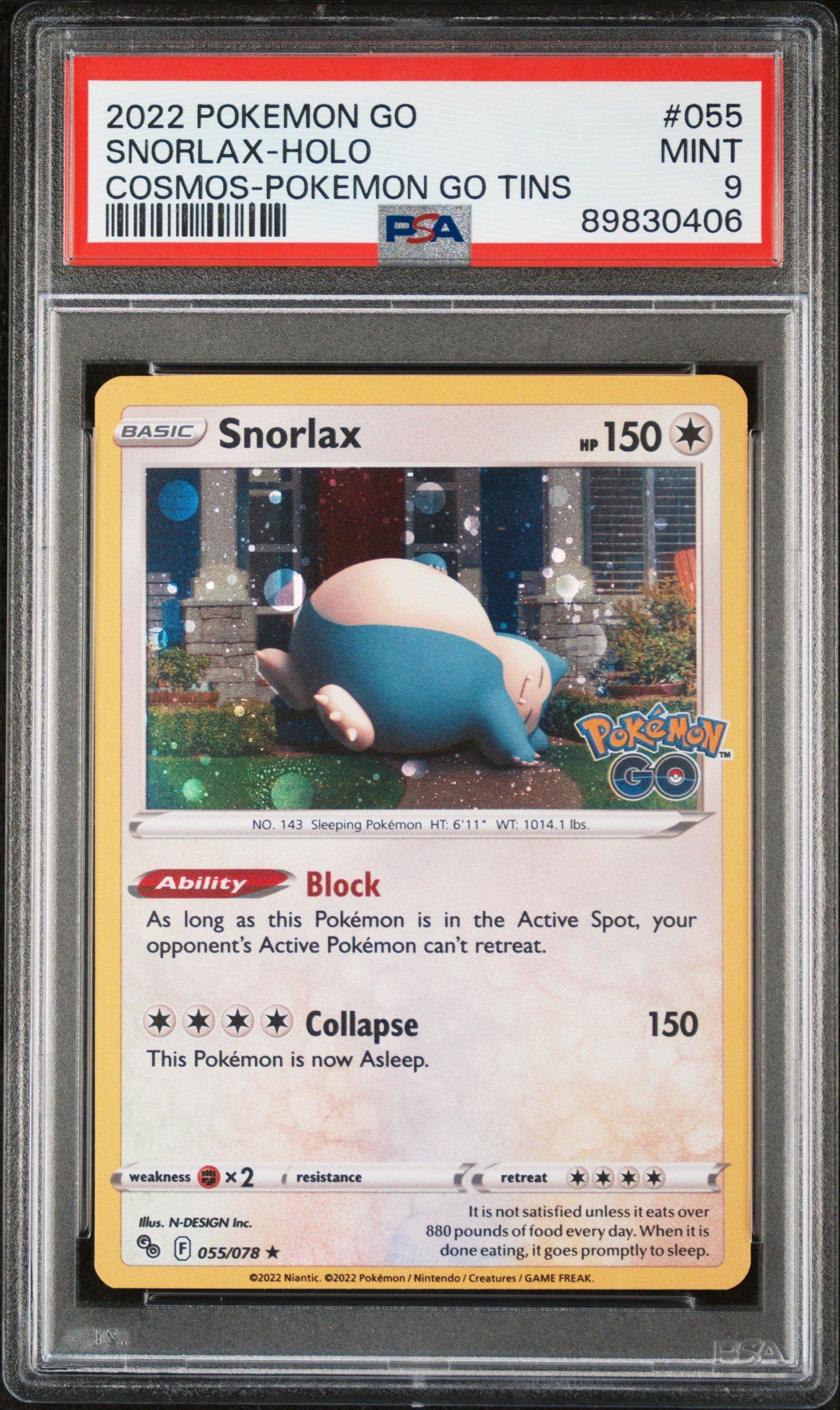 snorlax holographic pokemon card PSA / CGC / TAG Graded Card Acrylic Case – Dinavio Crafthouse