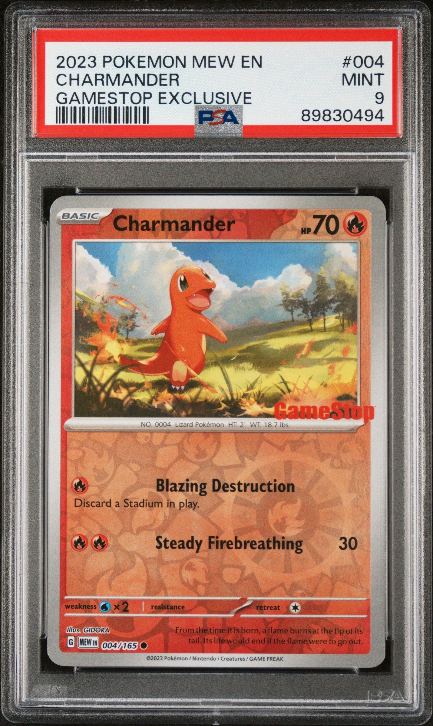 【希少！】PSA9　ヒトカゲ　Charmander　英語版　MINT PSA 9 MINT - SV2a POKEMON JAPANESE 151 - CHARMANDER 168/165