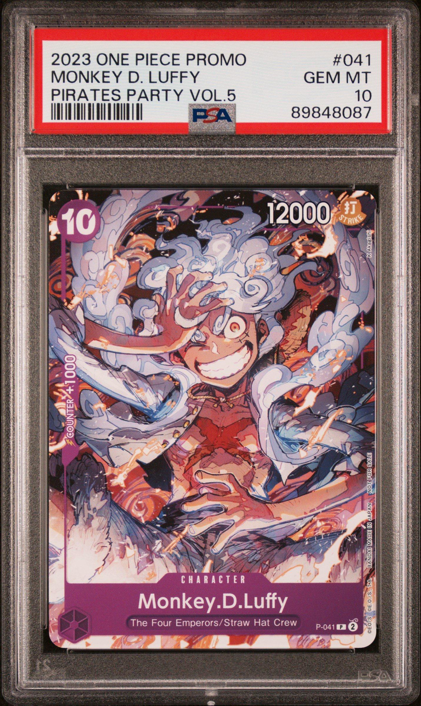 2023 One Piece Promos 041 Monkey D. Luffy PSA 10 | GameStop