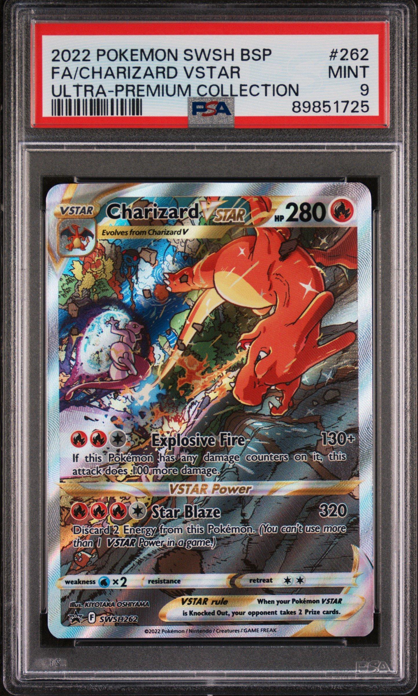 2022 Pokemon Swsh Black Star Promo 262 Full Art/charizard