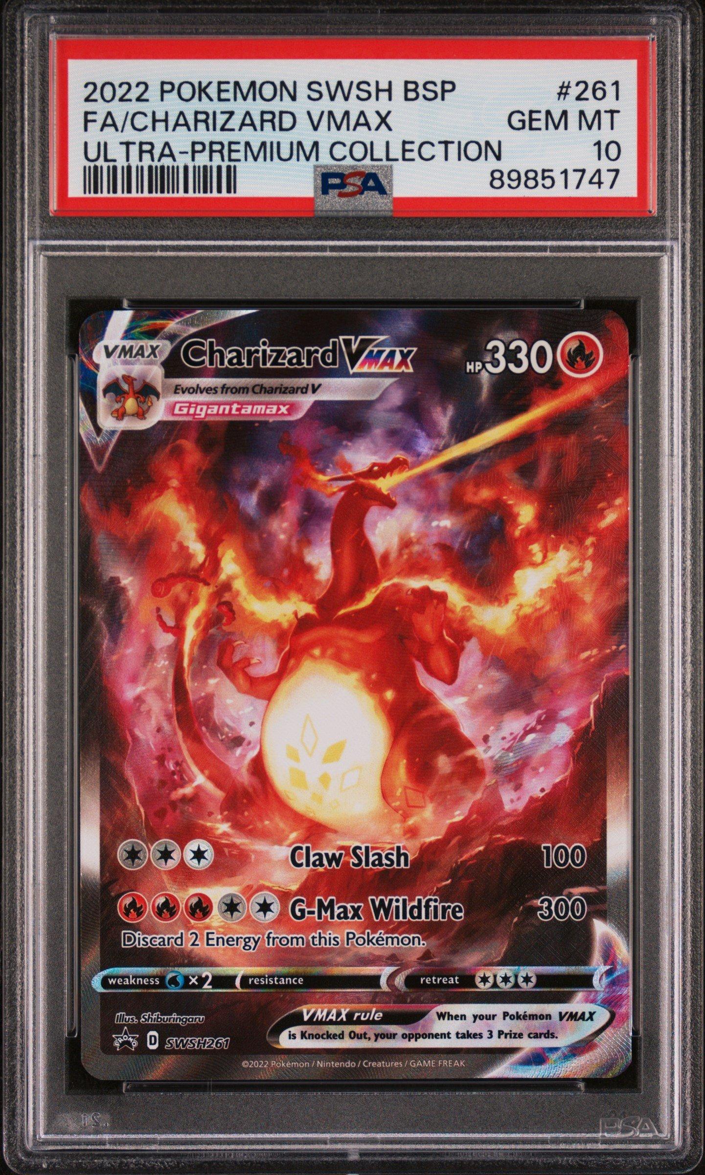 2022 Pokemon Swsh Black Star Promo 261 Full Art/charizard