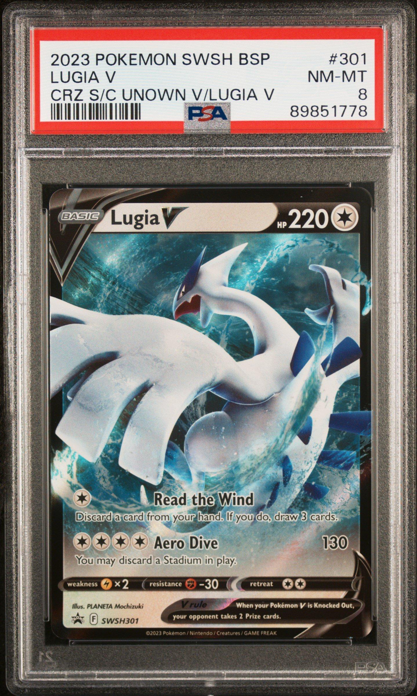 2023 Pokemon Swsh Black Star Promo 301 Lugia V Crown Zenith Special ...