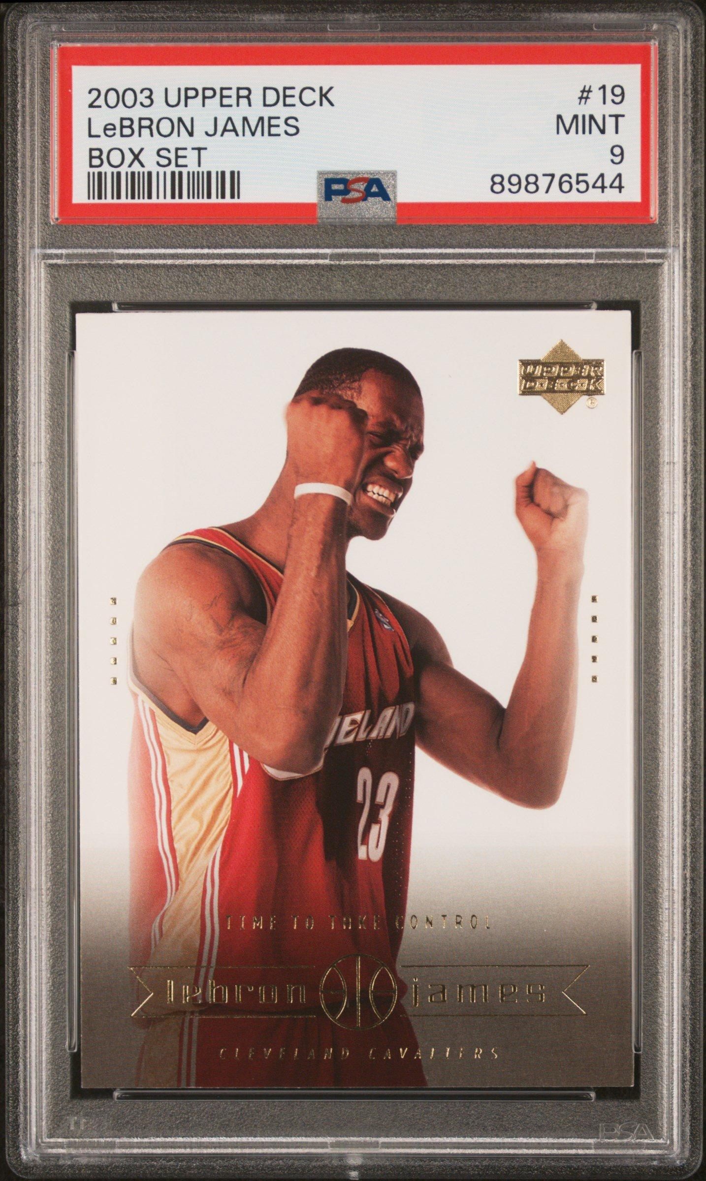 2003 Upper Deck Lebron James Box Set 19 Lebron James PSA 9
