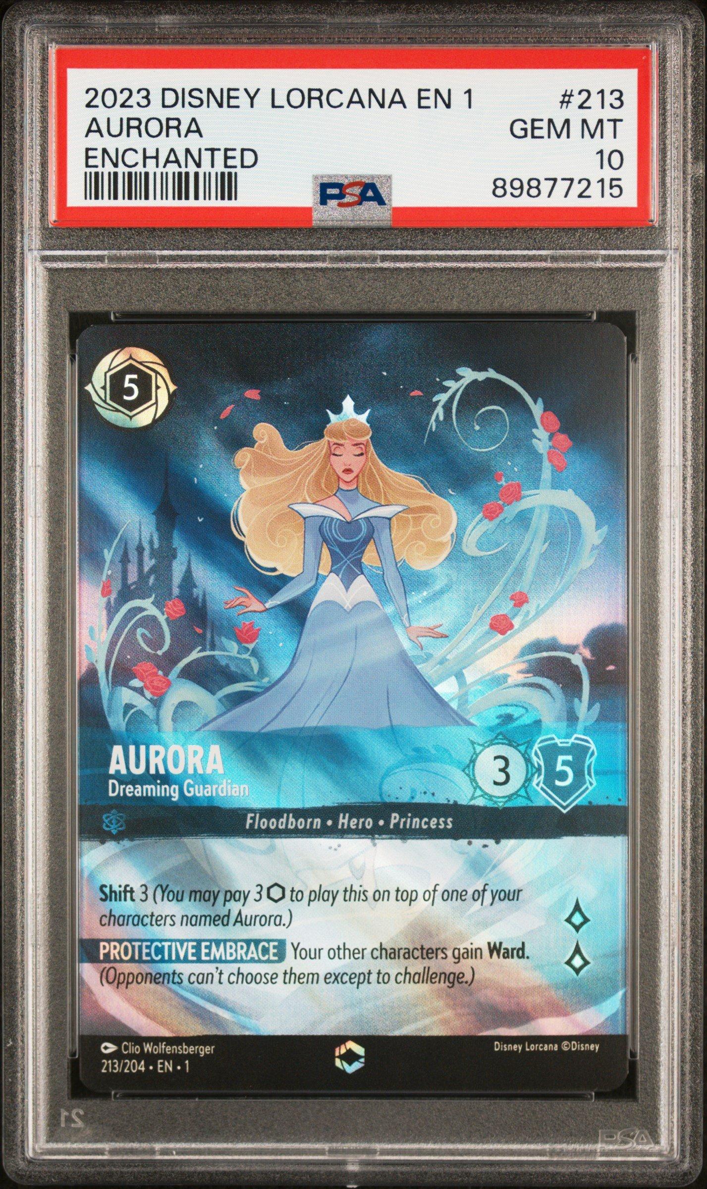 2023 Disney Lorcana En 1-the First Chapter 213 Aurora - Dreaming