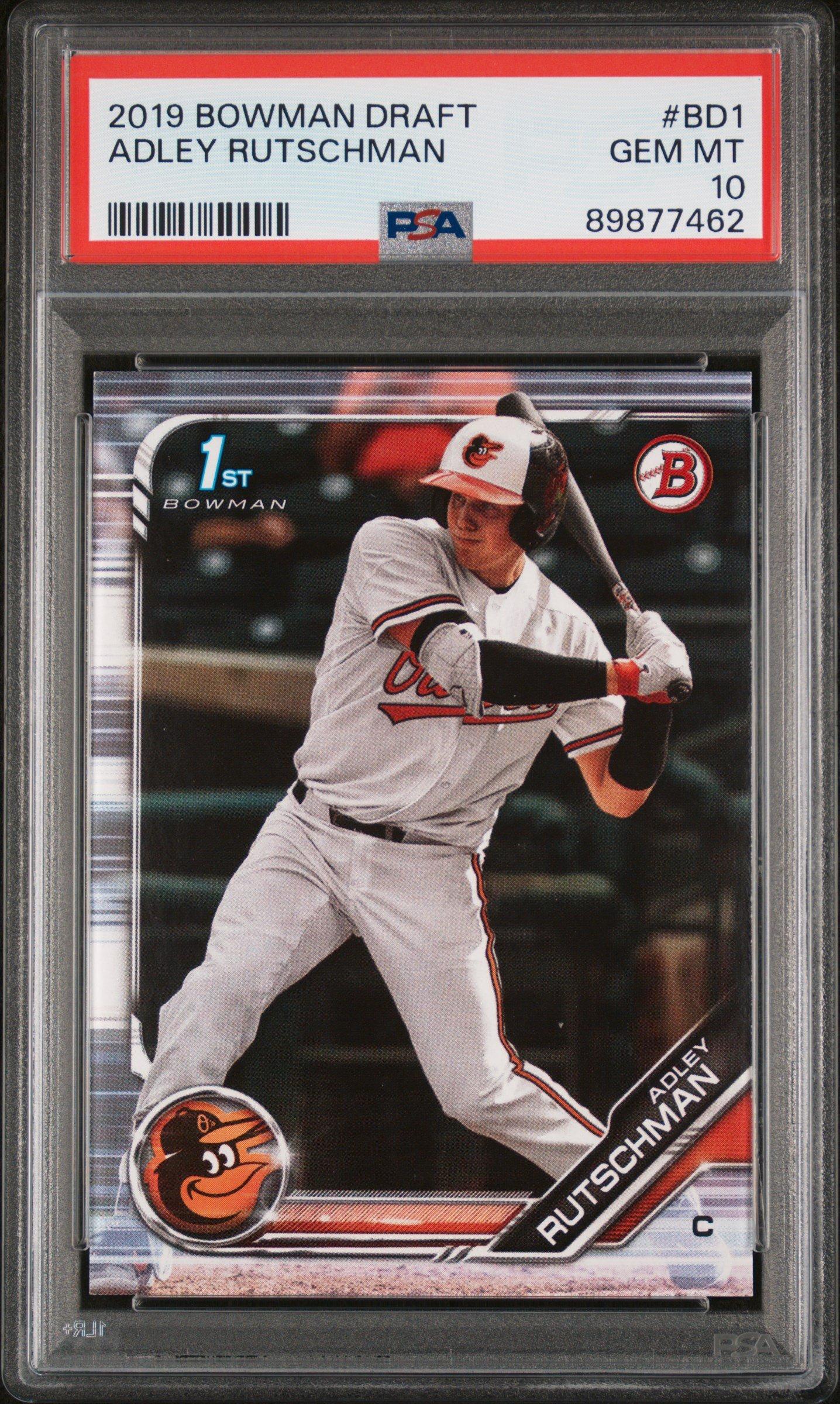 2019 Bowman Draft Bd1 Adley Rutschman PSA 10