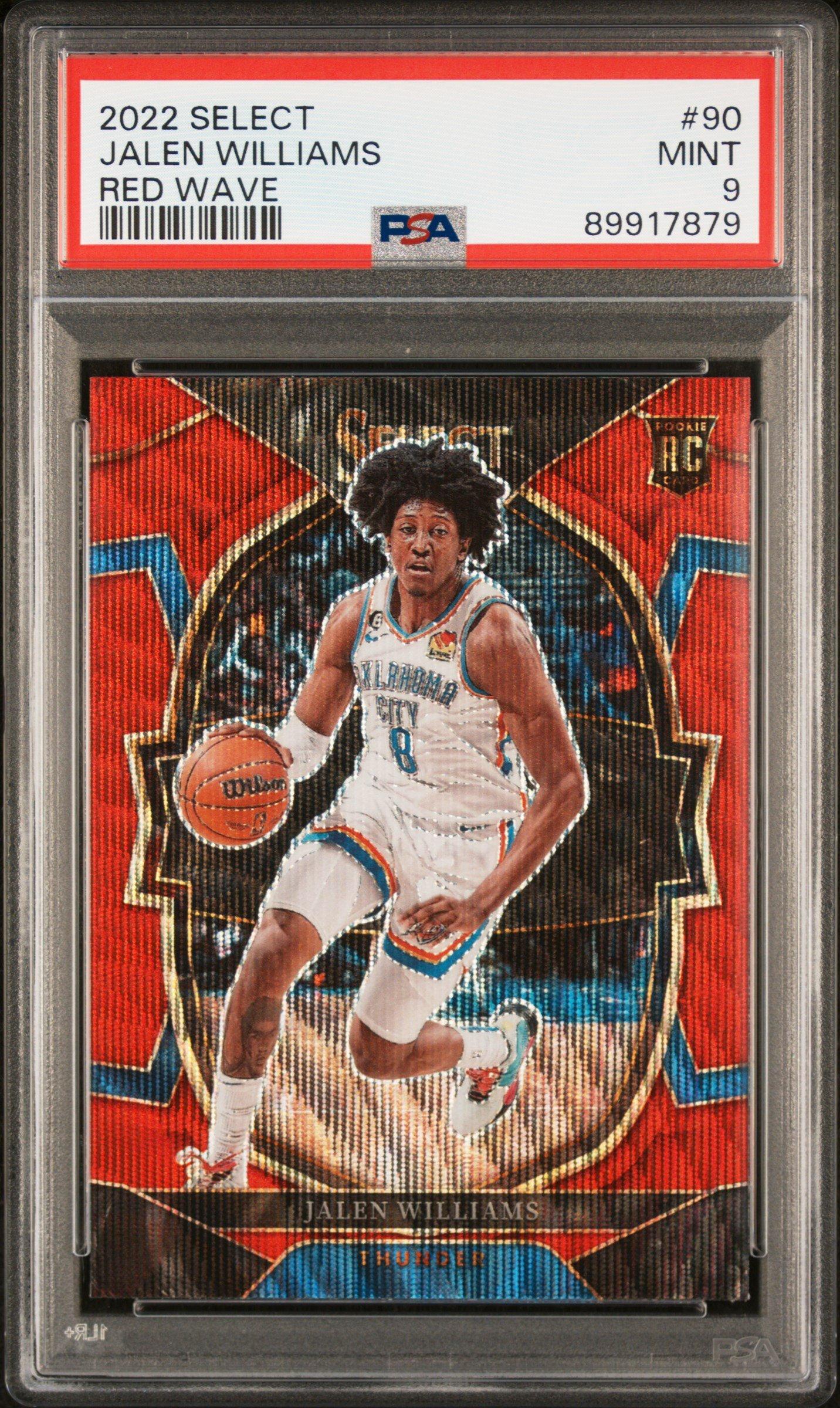 2022 Panini Select 90 Jalen Williams PSA 9
