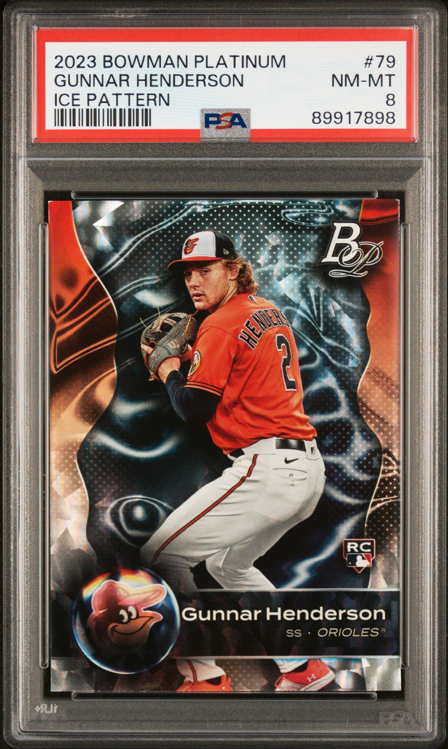 2023 Bowman Platinum 79 Gunnar Henderson PSA 8